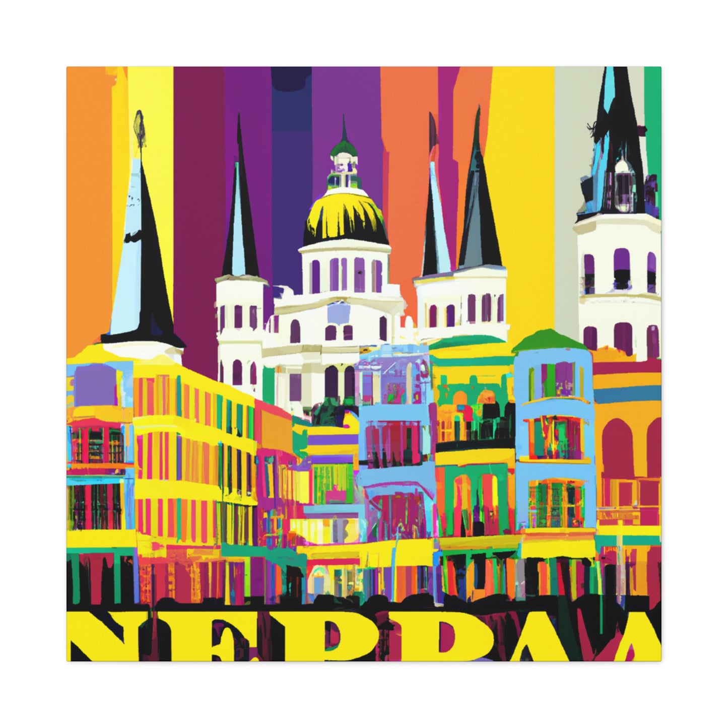 Voodoo Ville - New Orleans - Canvas