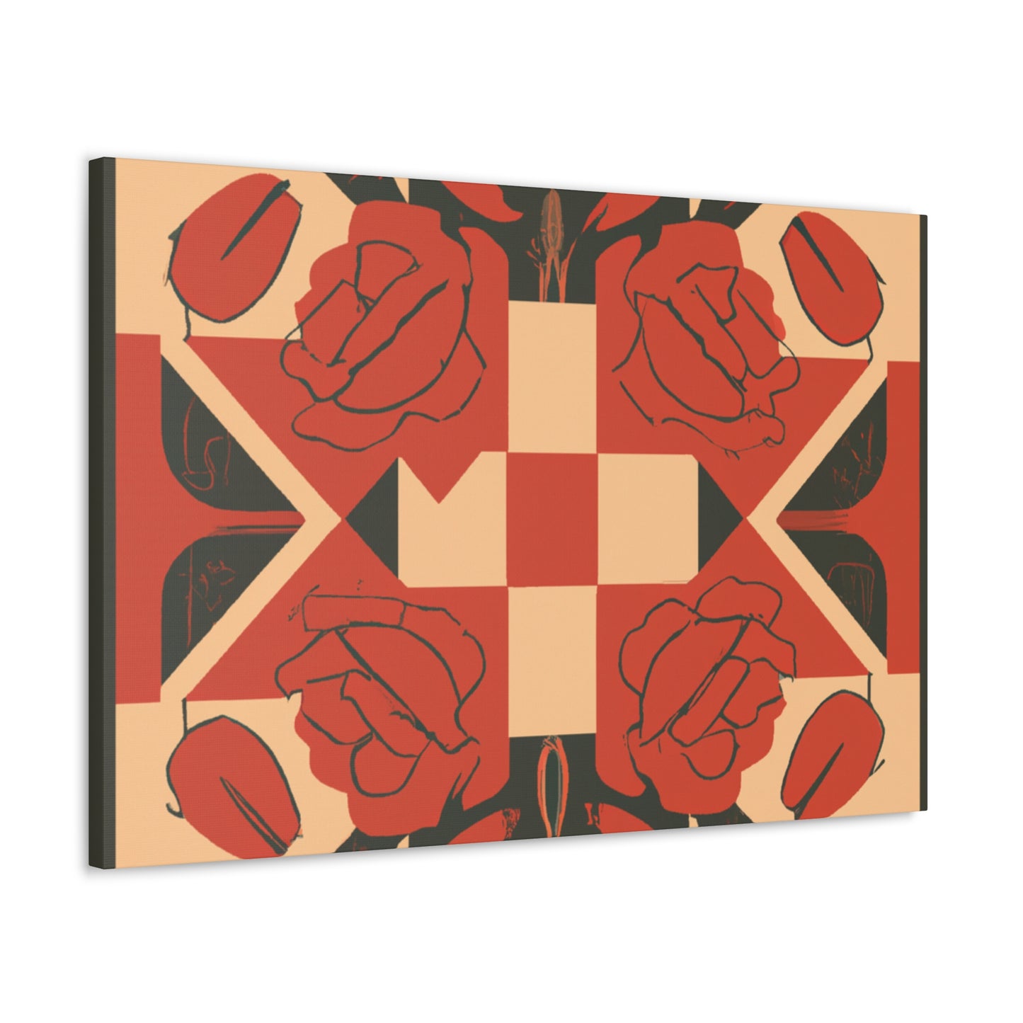 Game Of Roses - Midcentury Canvas