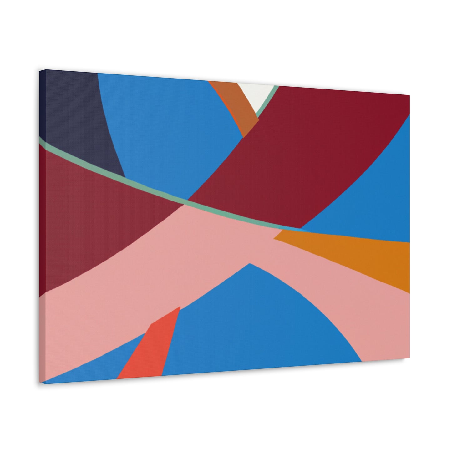 Atoms of Blooms - Midcentury - Canvas