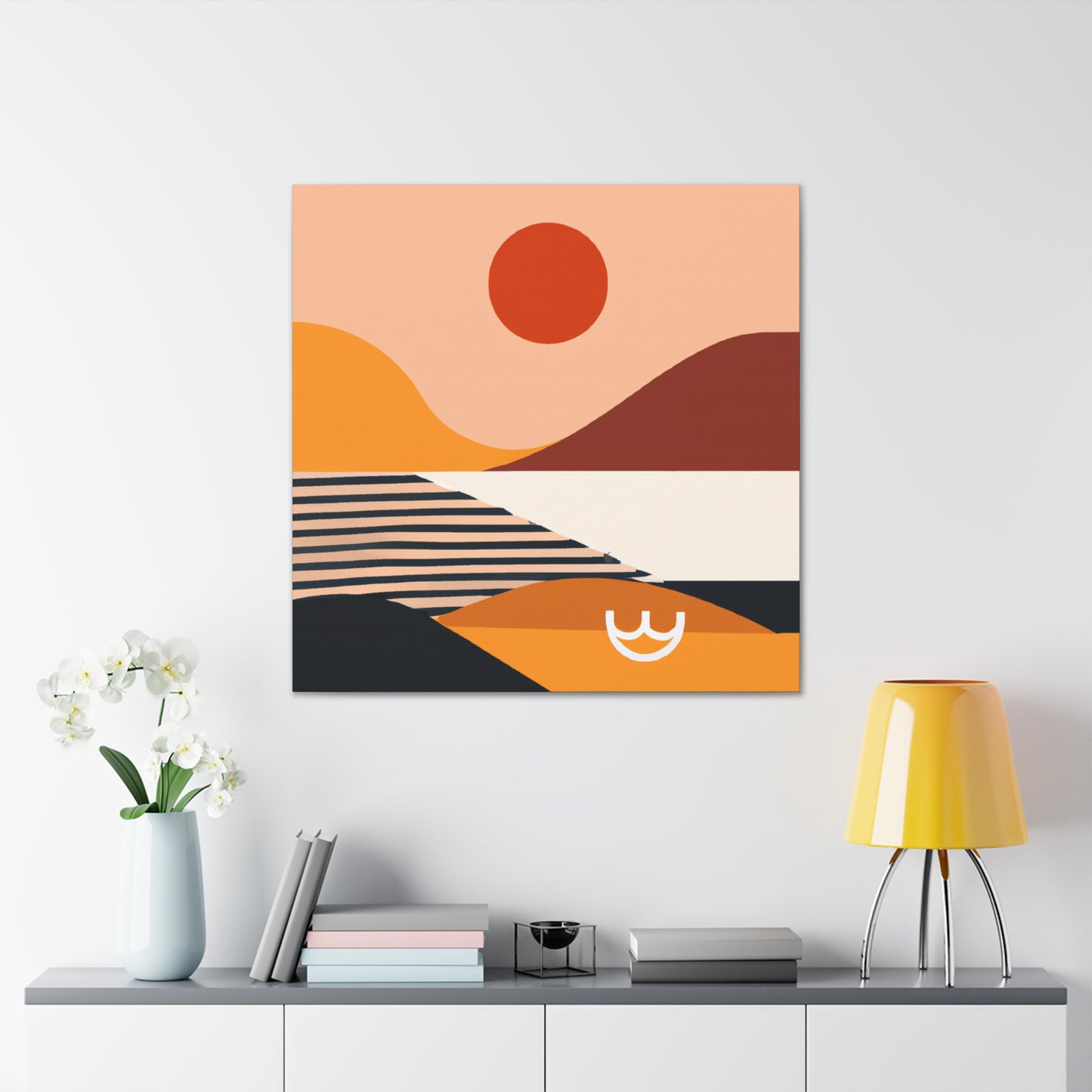 Glimpse of White - Minimalism - Canvas