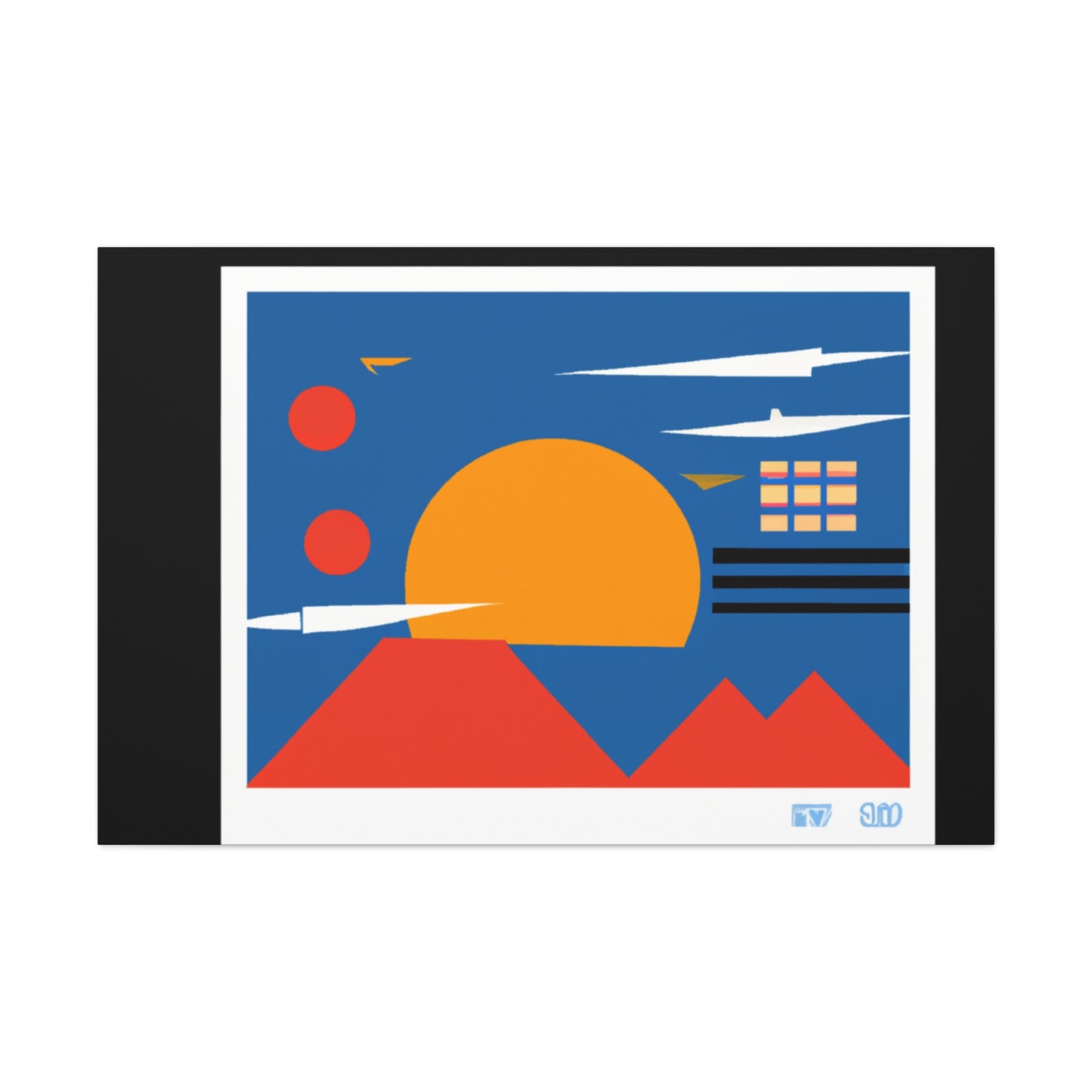 Fur-Mastodon - Midcentury Canvas