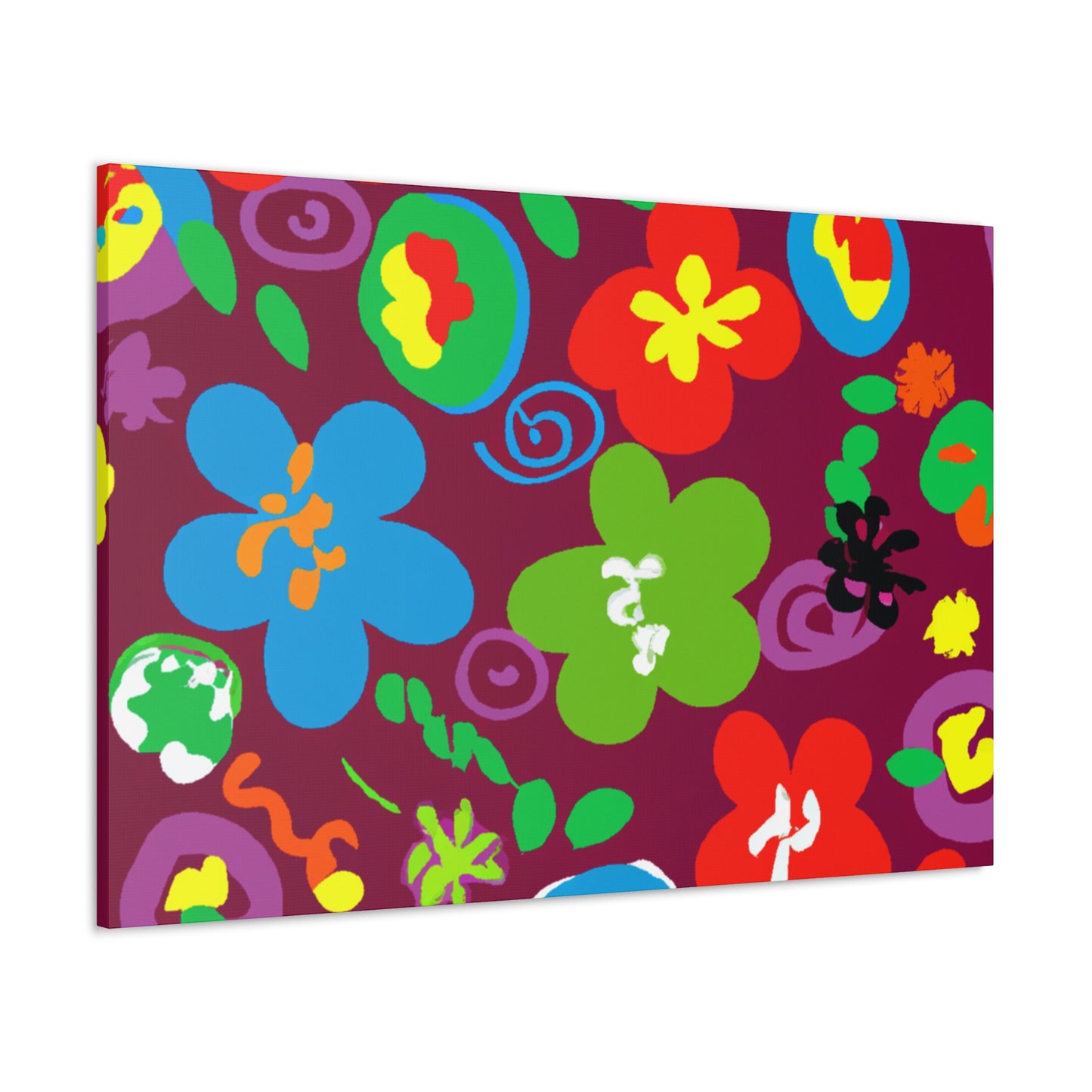 "Heavenly Petal Parade" - Floral Canvas