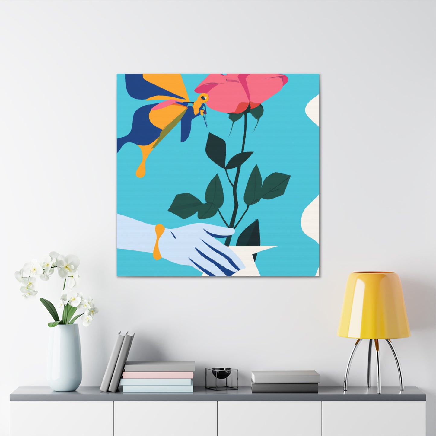 "Simplicity Rising - Minimalism" - Canvas