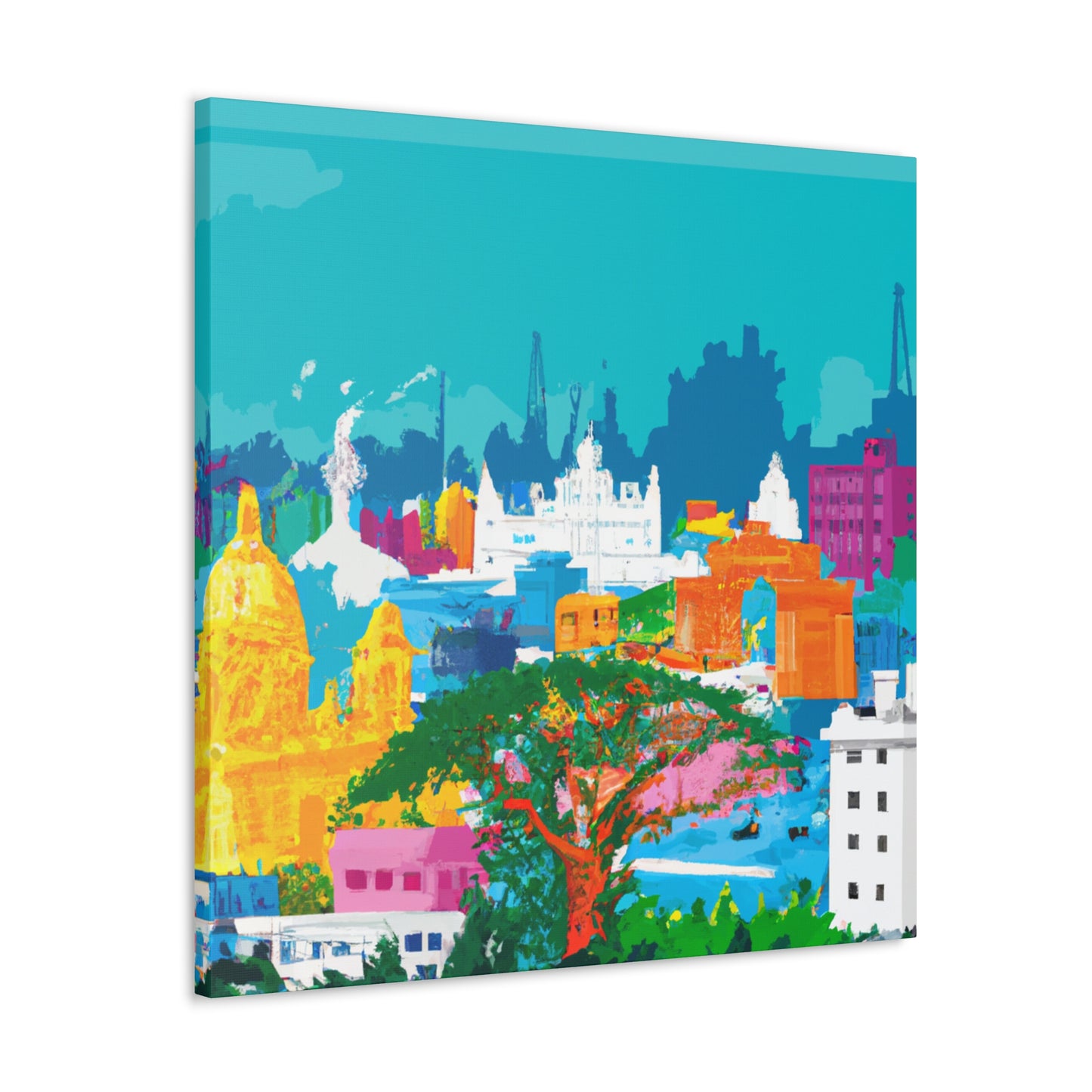 Ajanta Hills - Destination India - Canvas