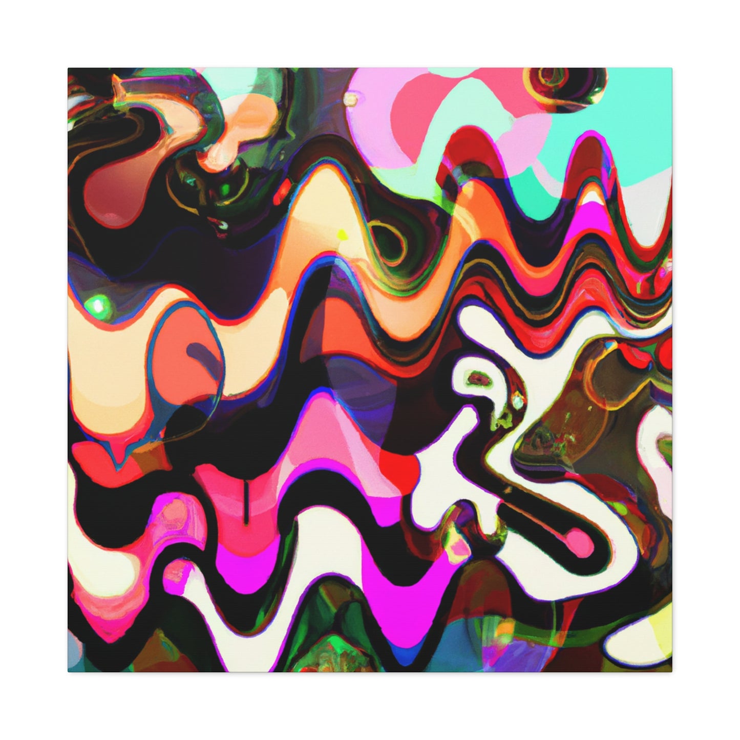 Icecloud Rain - Abstract - Canvas