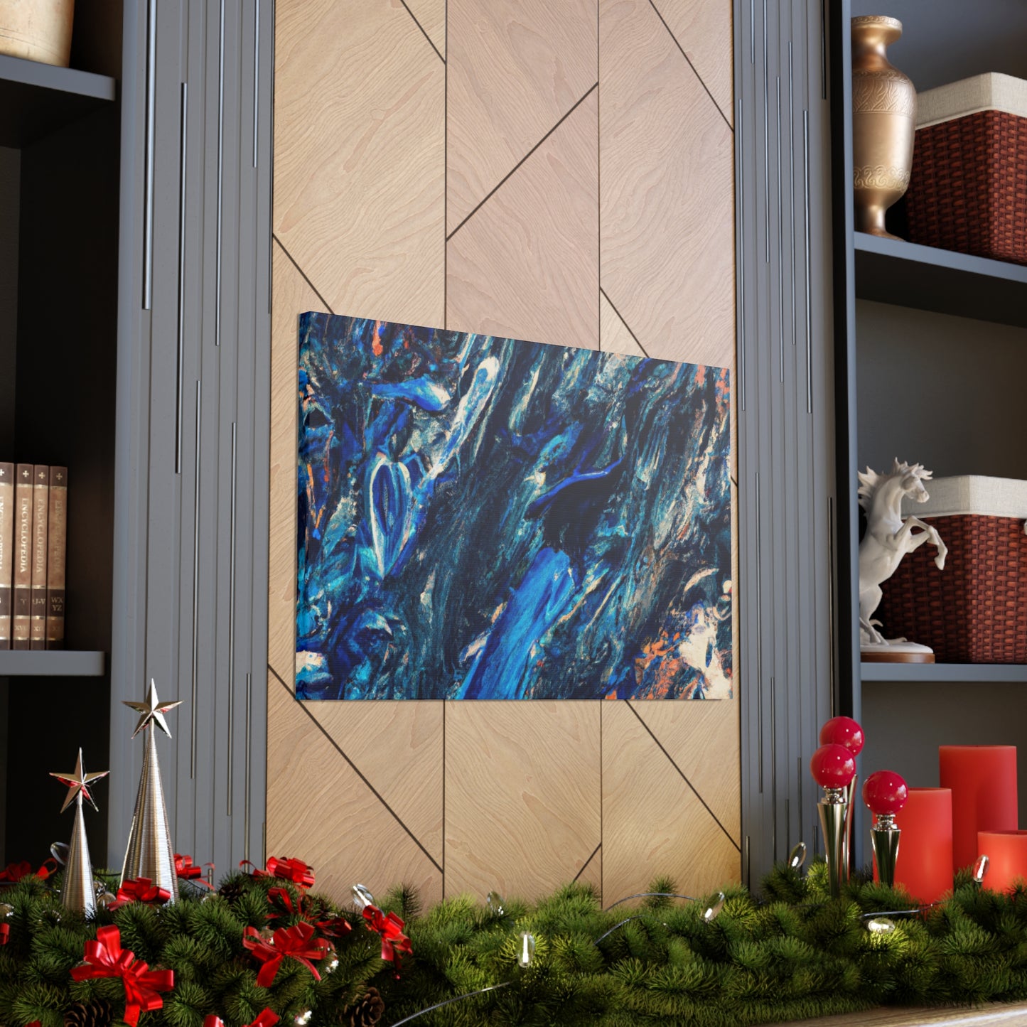 Icey Flow- Abstract Canvas