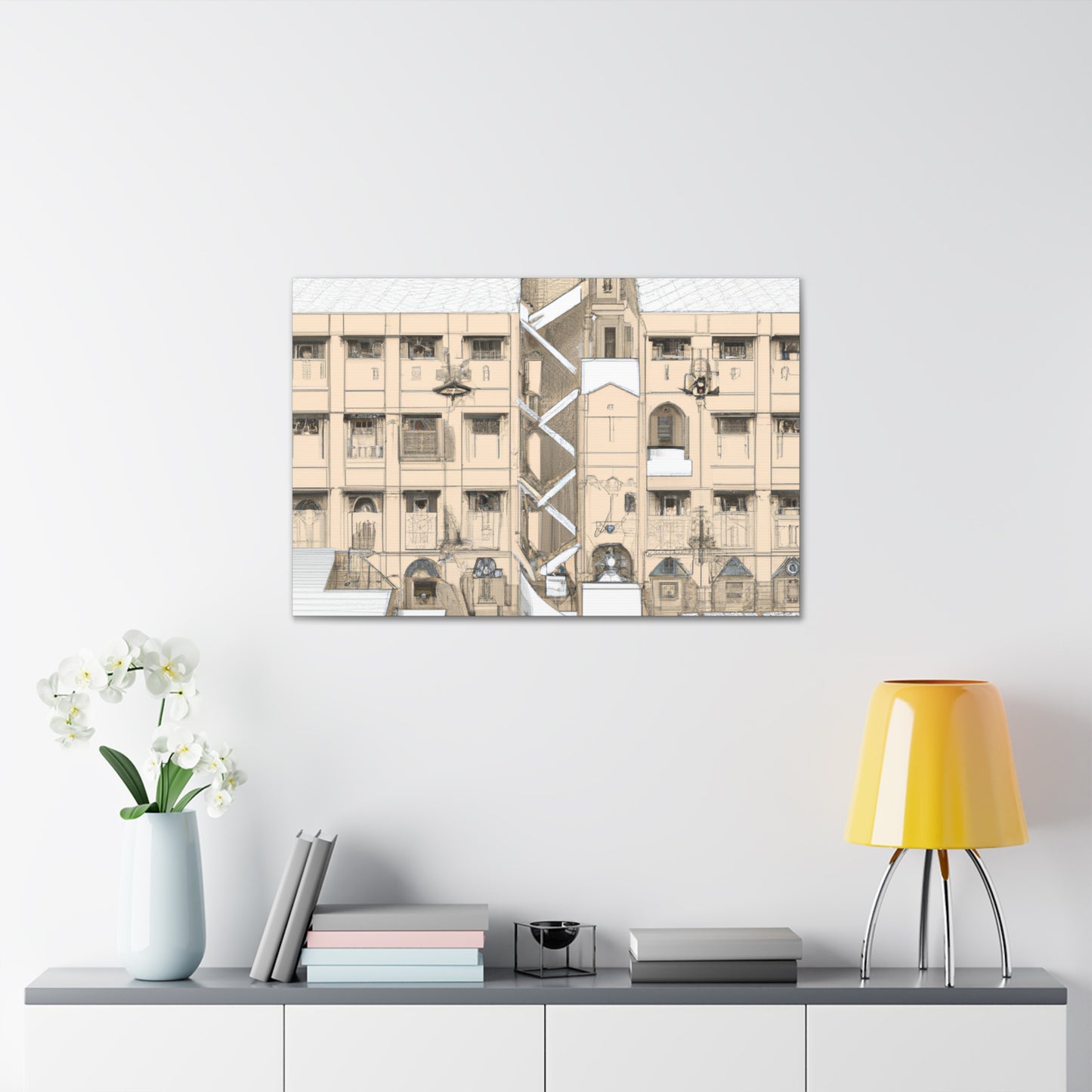 Corinne de Poitiers - Canvas - Architectural