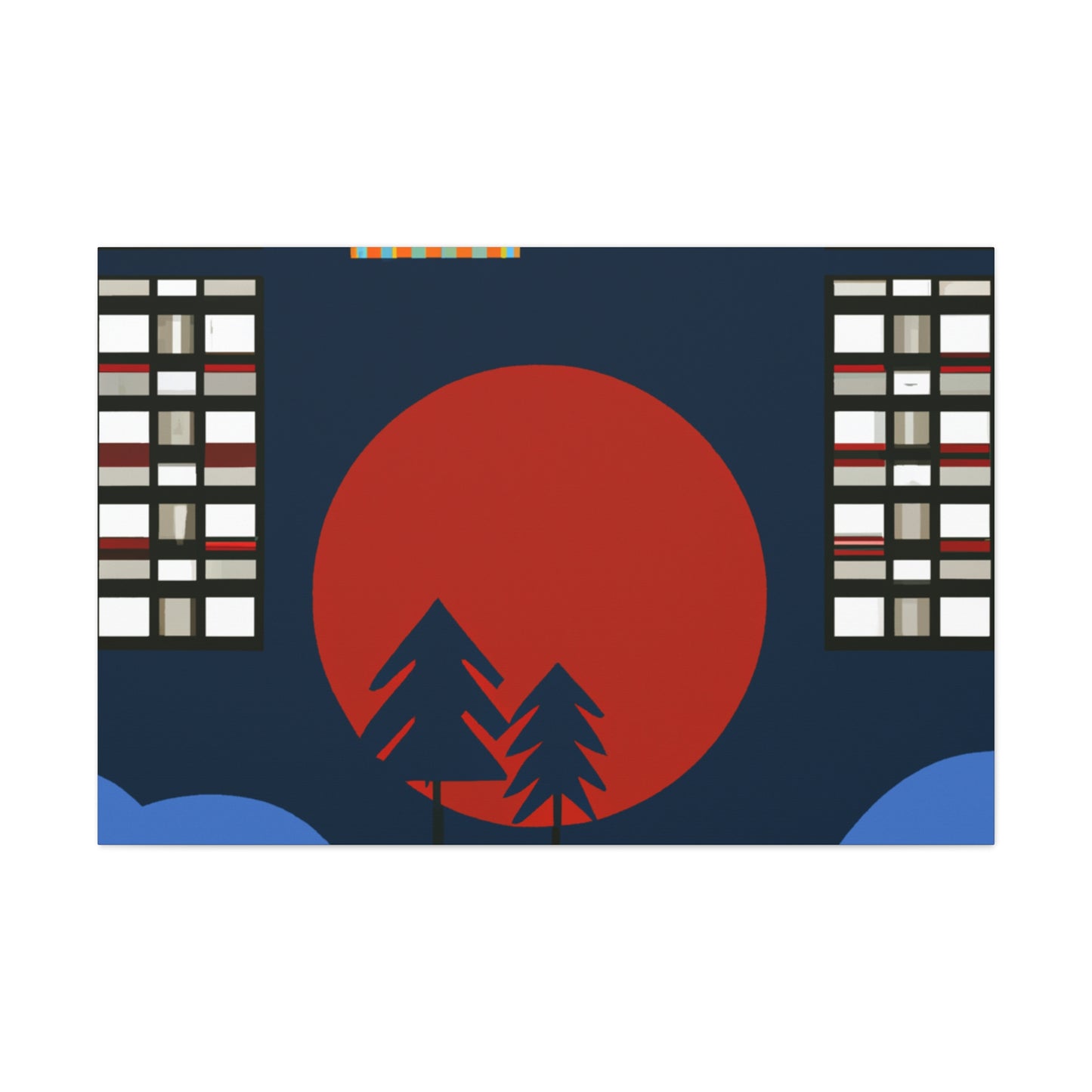 Inspired Recurrence - Midcentury - Canvas