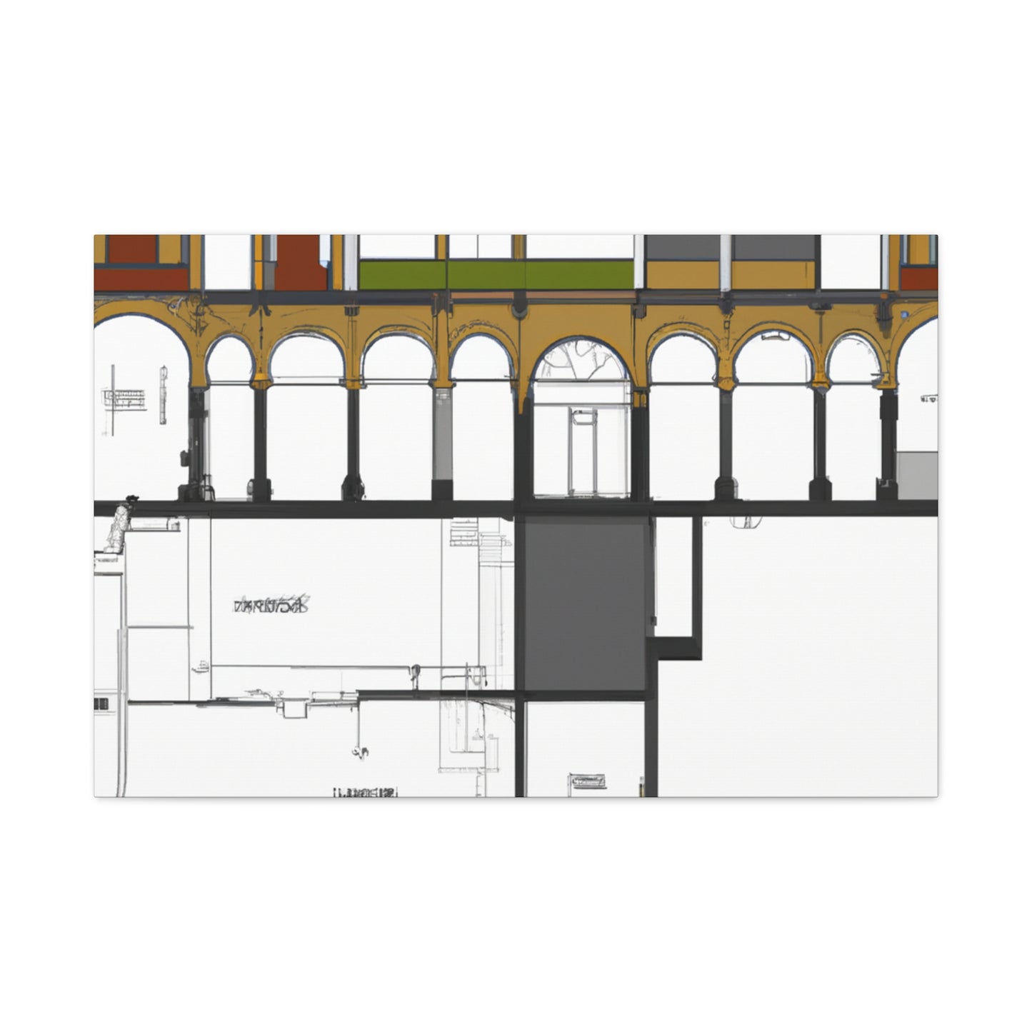 Ludmila Vaillant - Canvas - Architectural