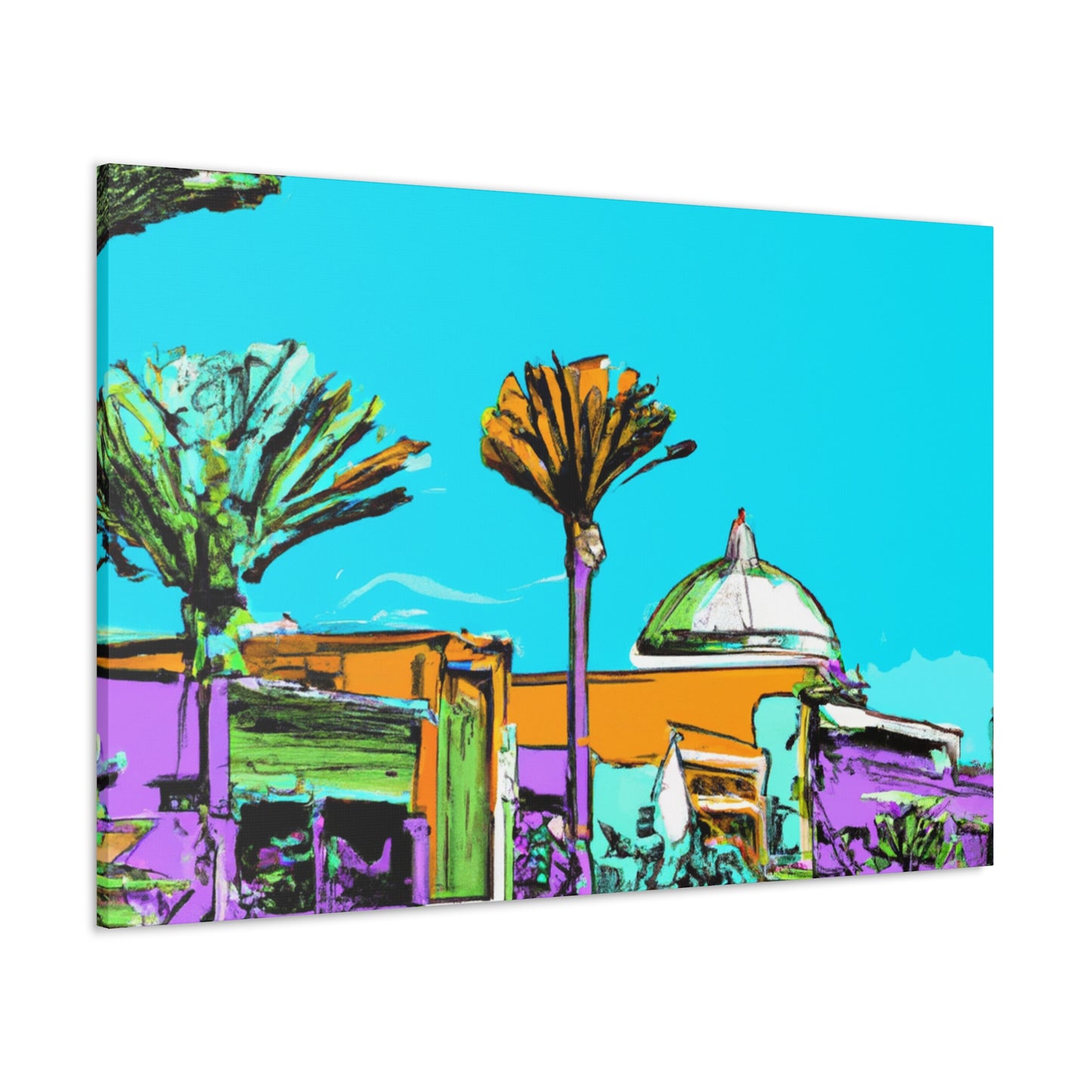 Oasisville - Architectural - Canvas