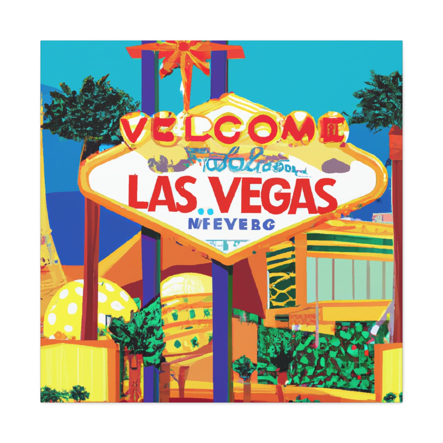 Vegas Valley - Destination Vegas - Canvas