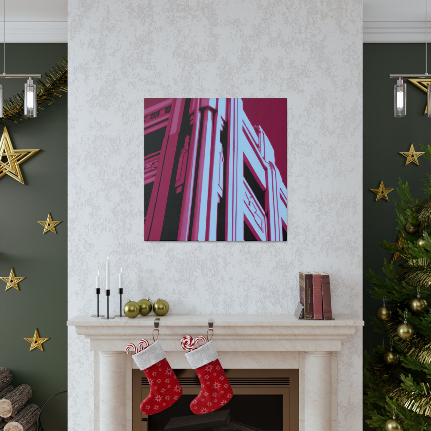 Neo-Deco Revivalism - Architectural Canvas Art Deco