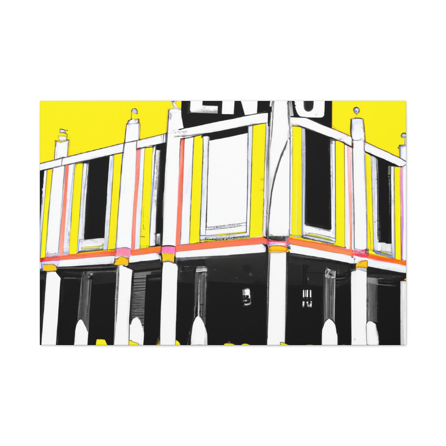 The Big Bopper Bowling Bar. - Canvas Pop Art