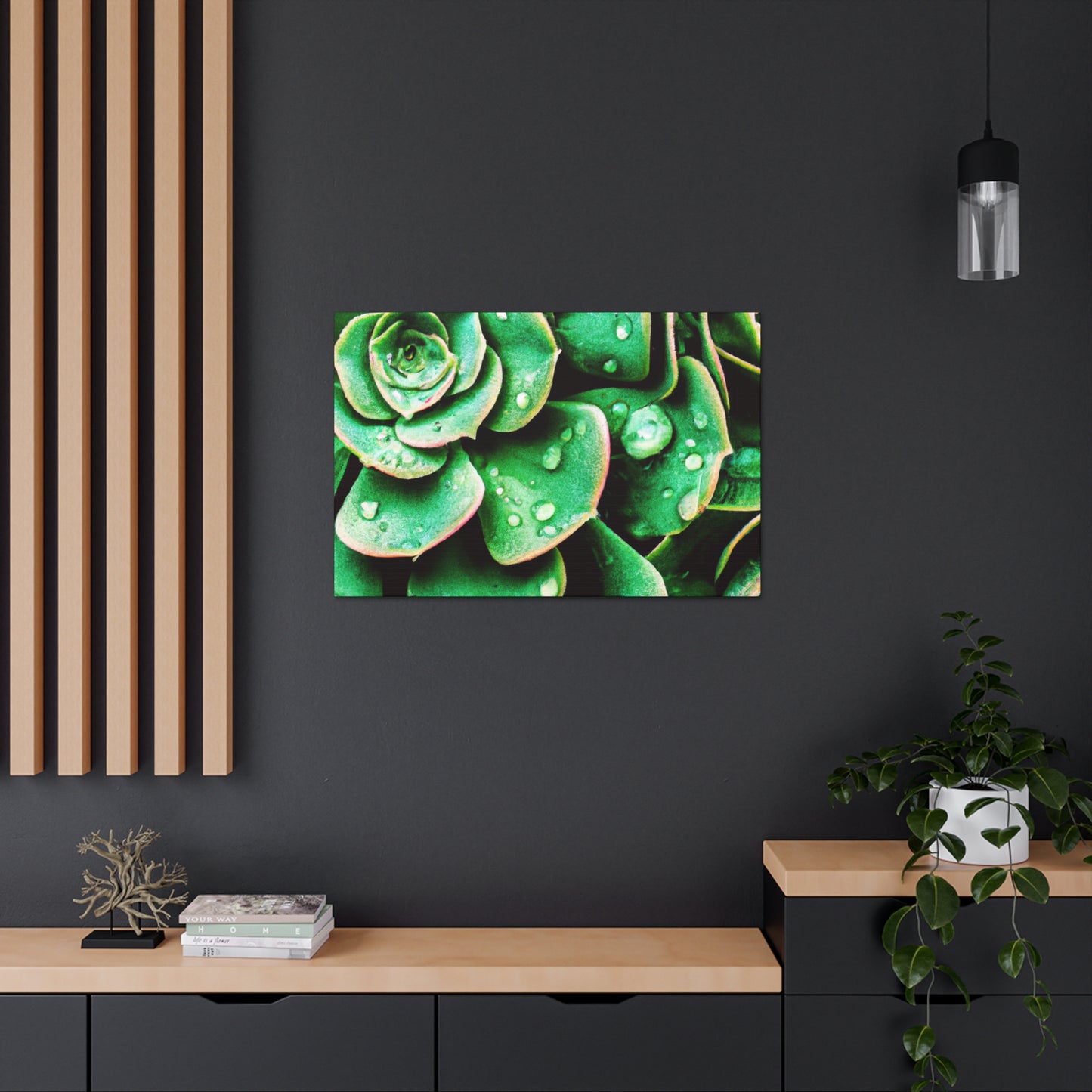 "Garden Splendor" - Canvas - Succulent