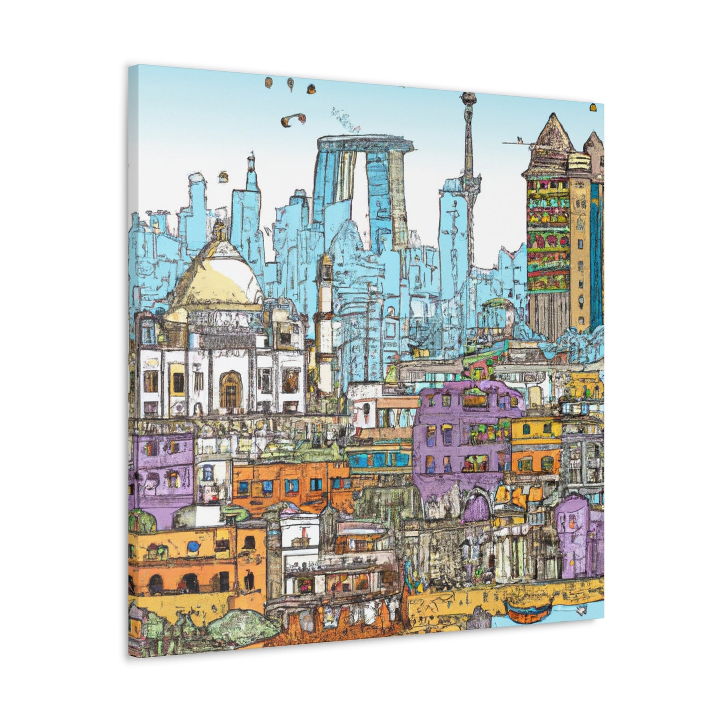 Majestic Maharajas - Destination India - Canvas