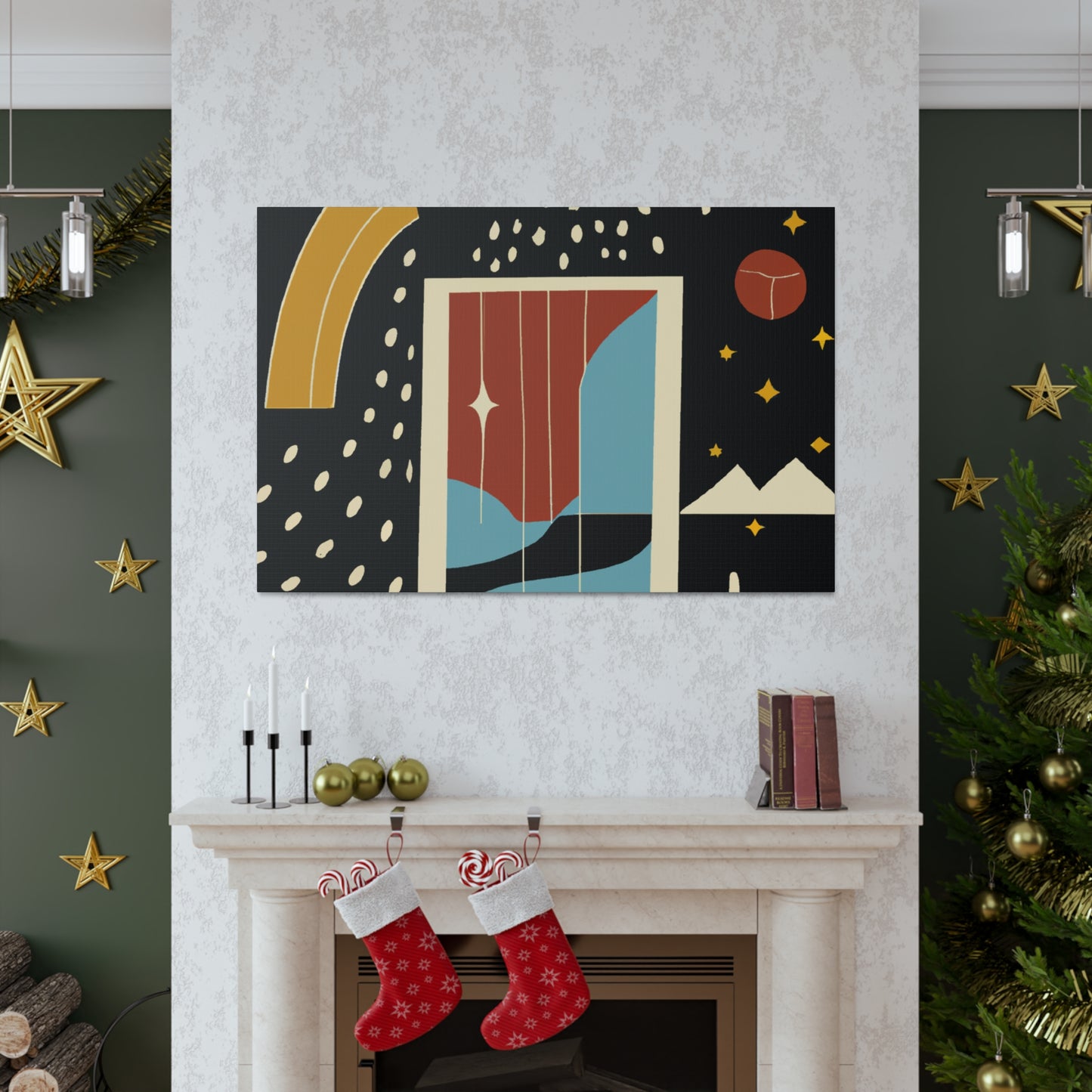 Honey Entry - Midcentury Canvas
