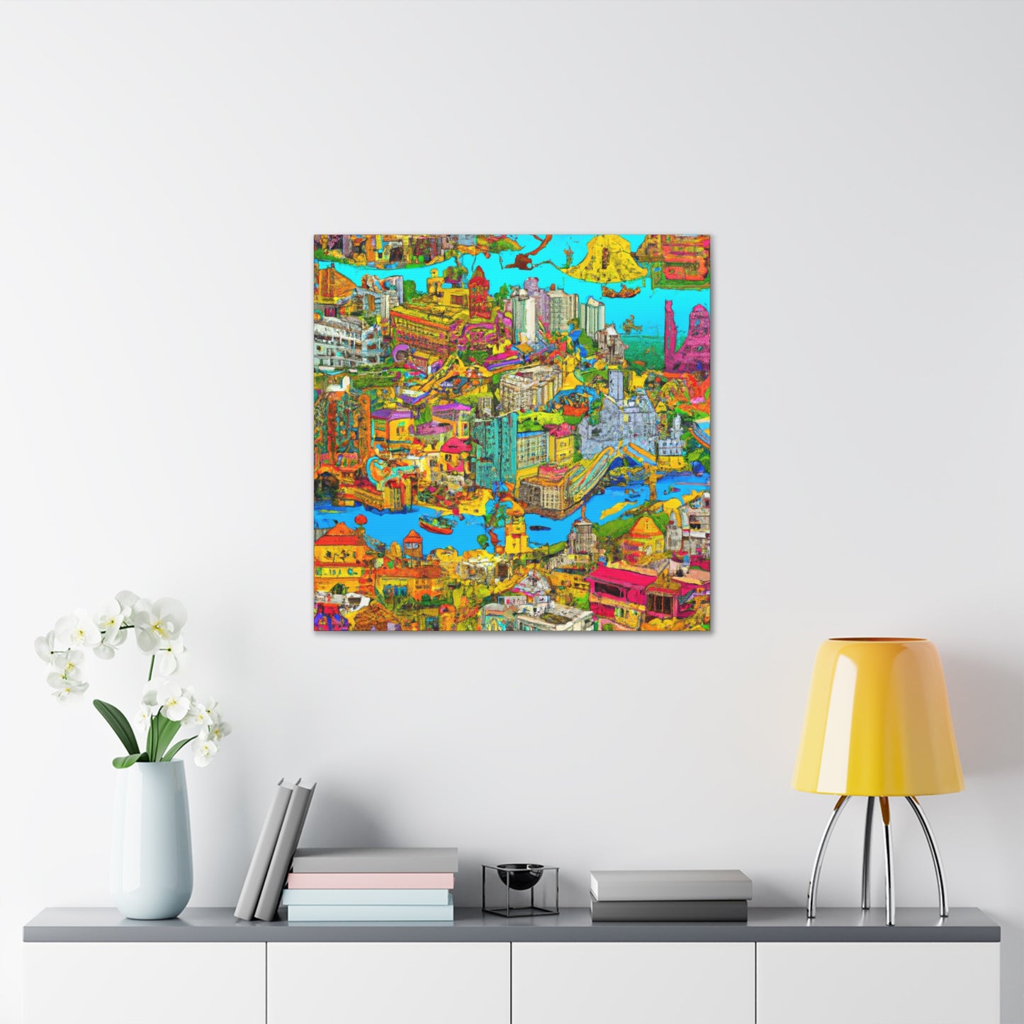 Glorious Getaway - Destination India - Canvas
