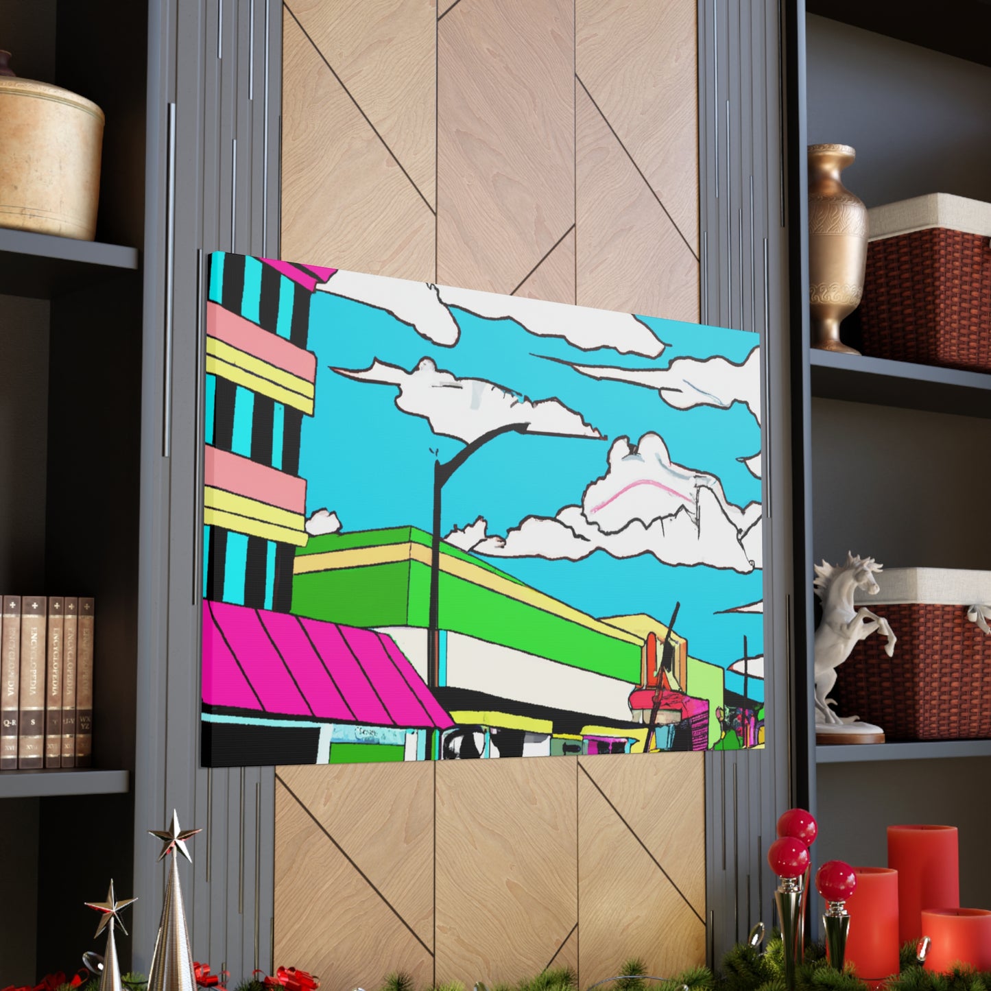 Sky View Way - Pop Art Canvas