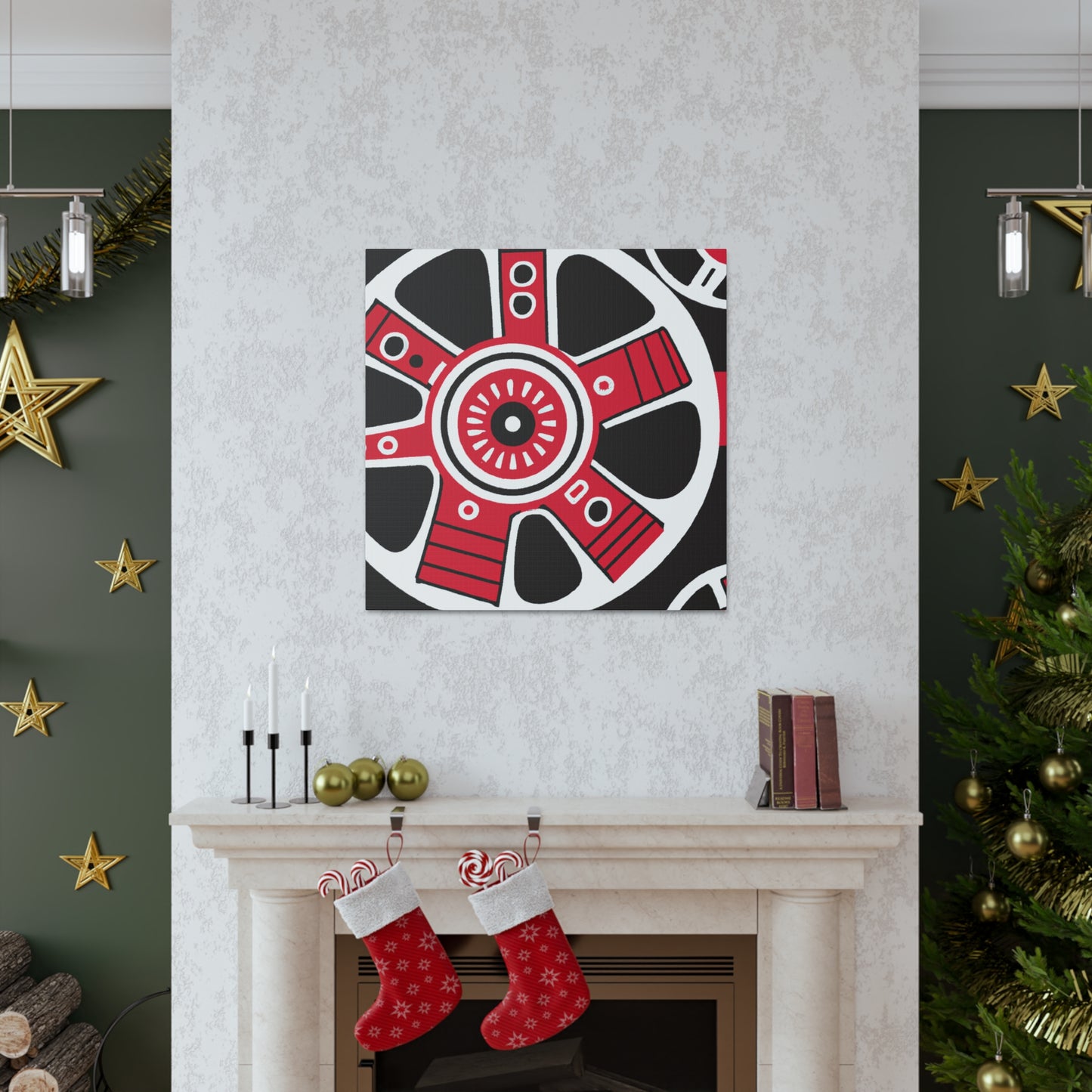 Disco Rockers. - Retro Music and Film Canvas
