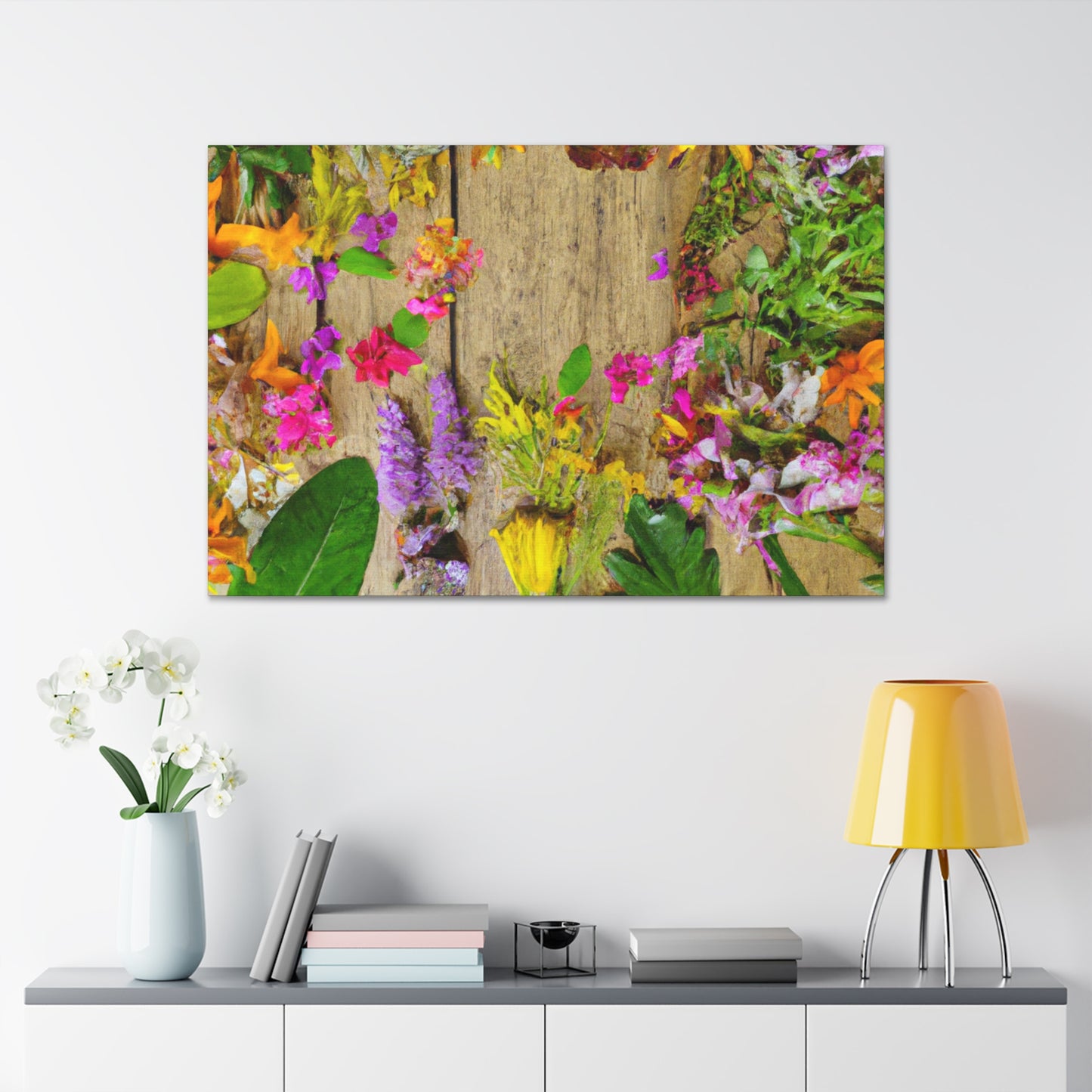 "Butterfly Blooms" - Canvas - Floral