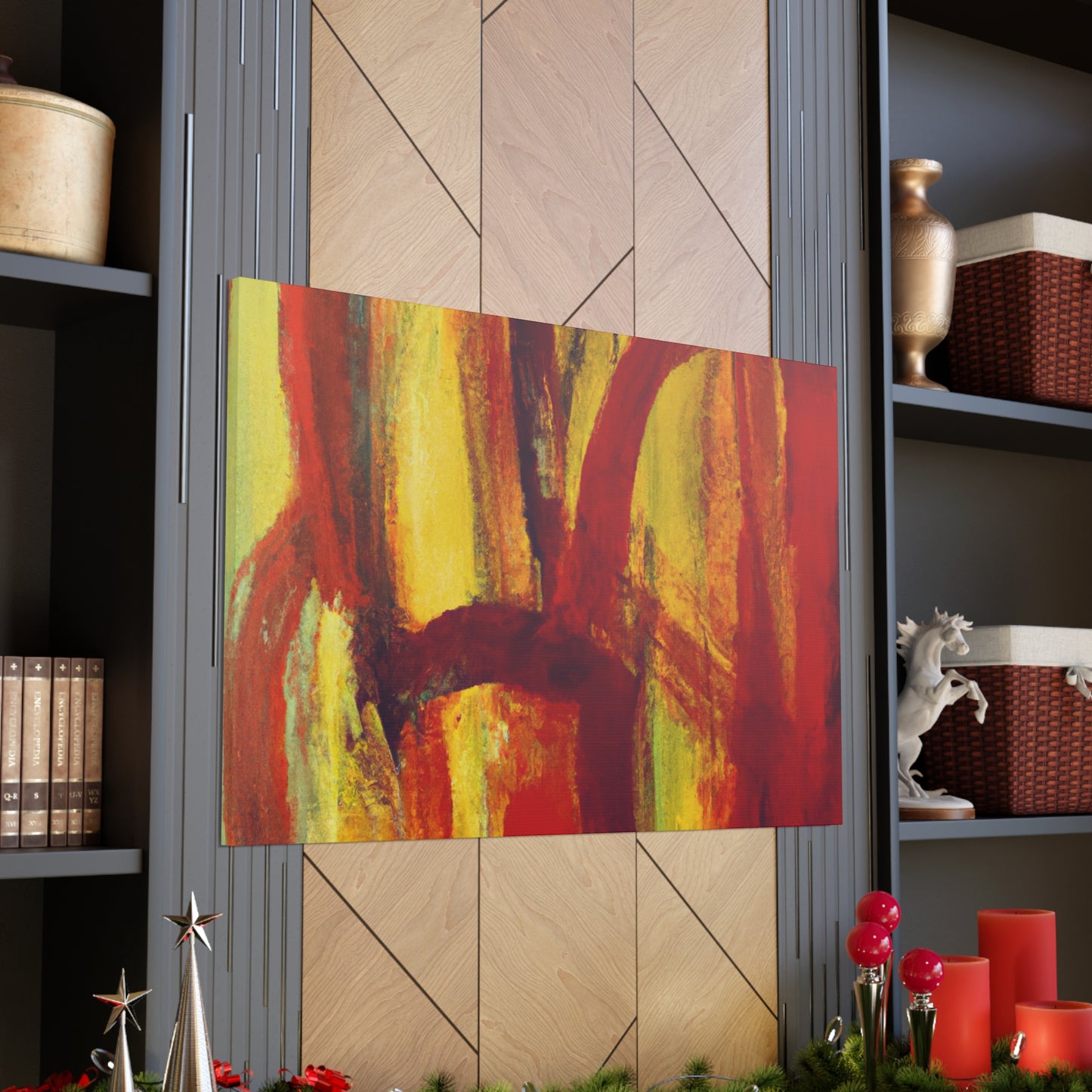 Fire Field - Abstract Canvas
