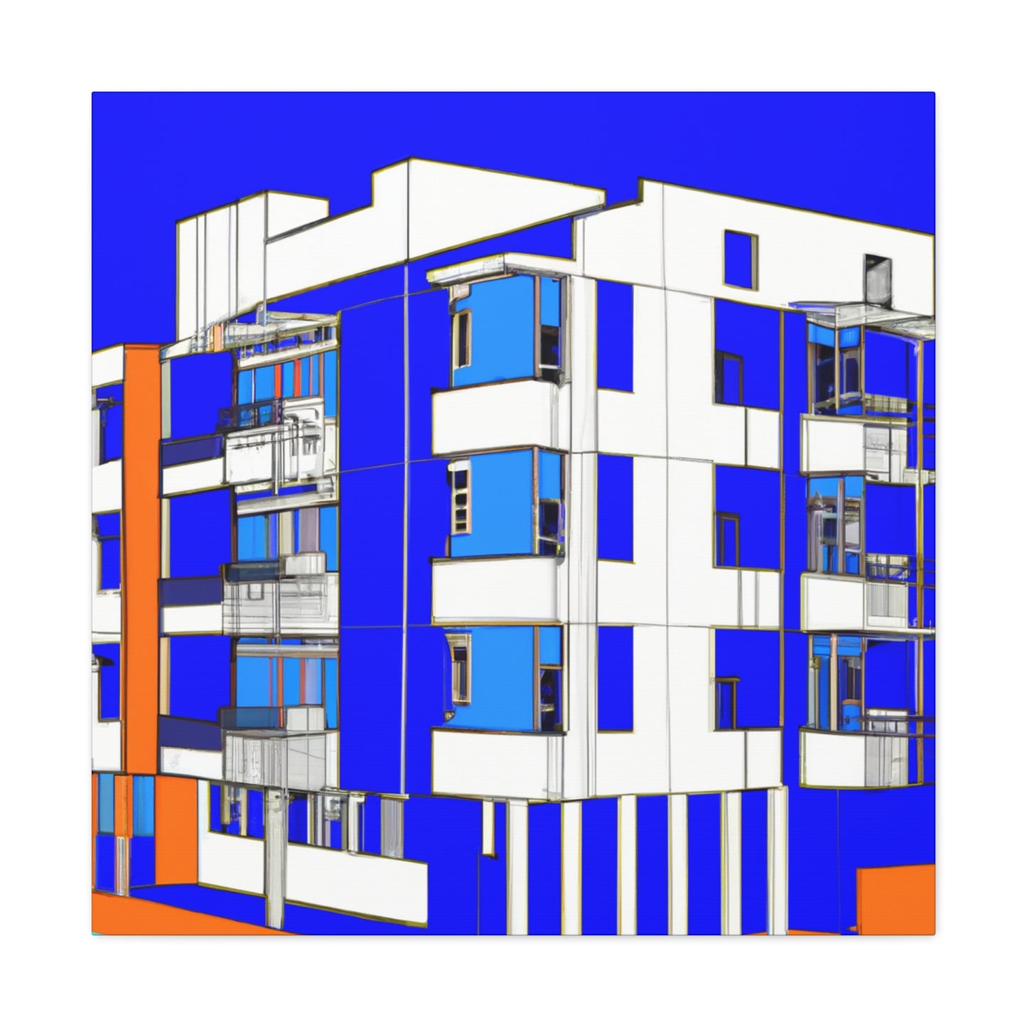 Ludovico Barbarossa - Canvas - Architectural