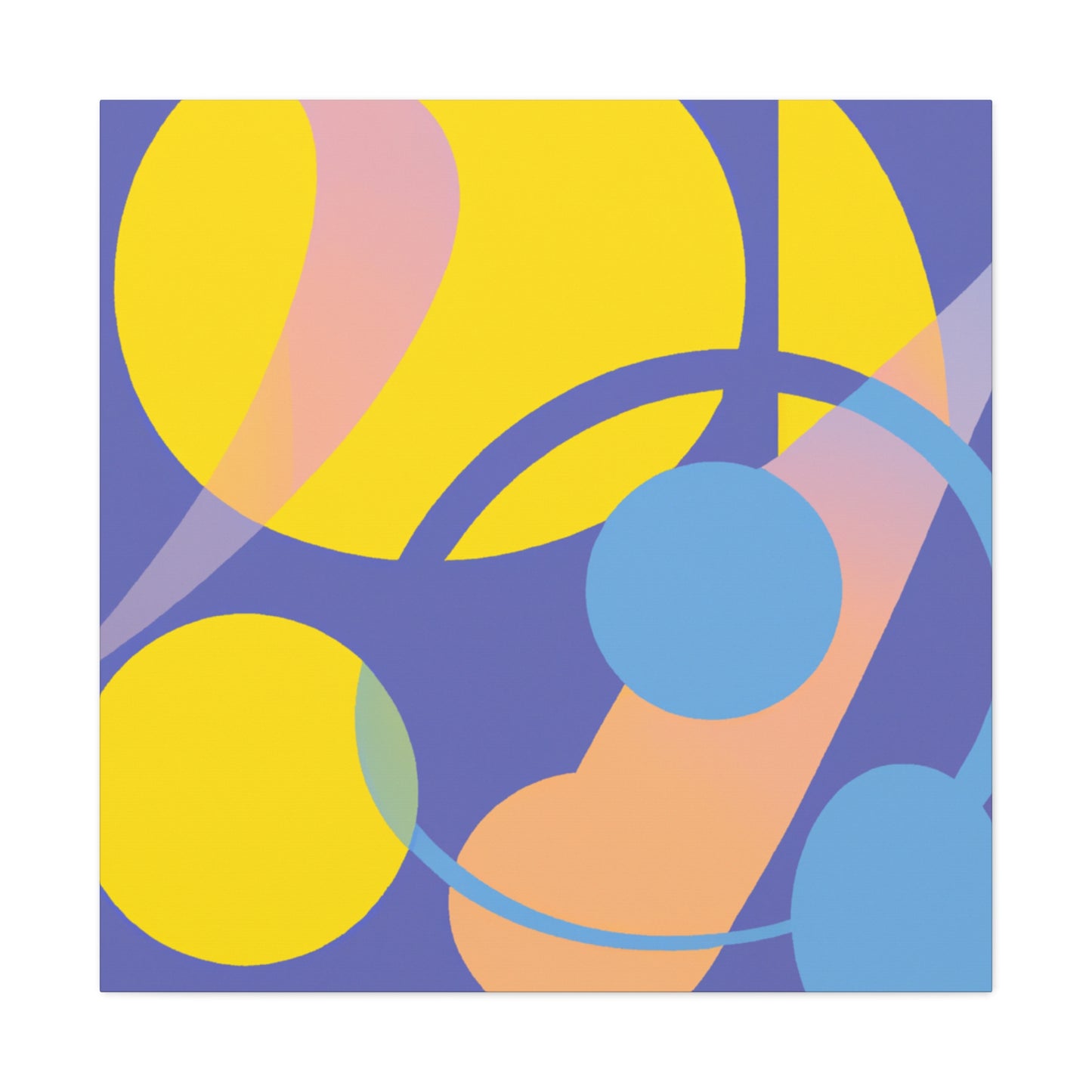 Geometric Escape - Midcentury - Canvas