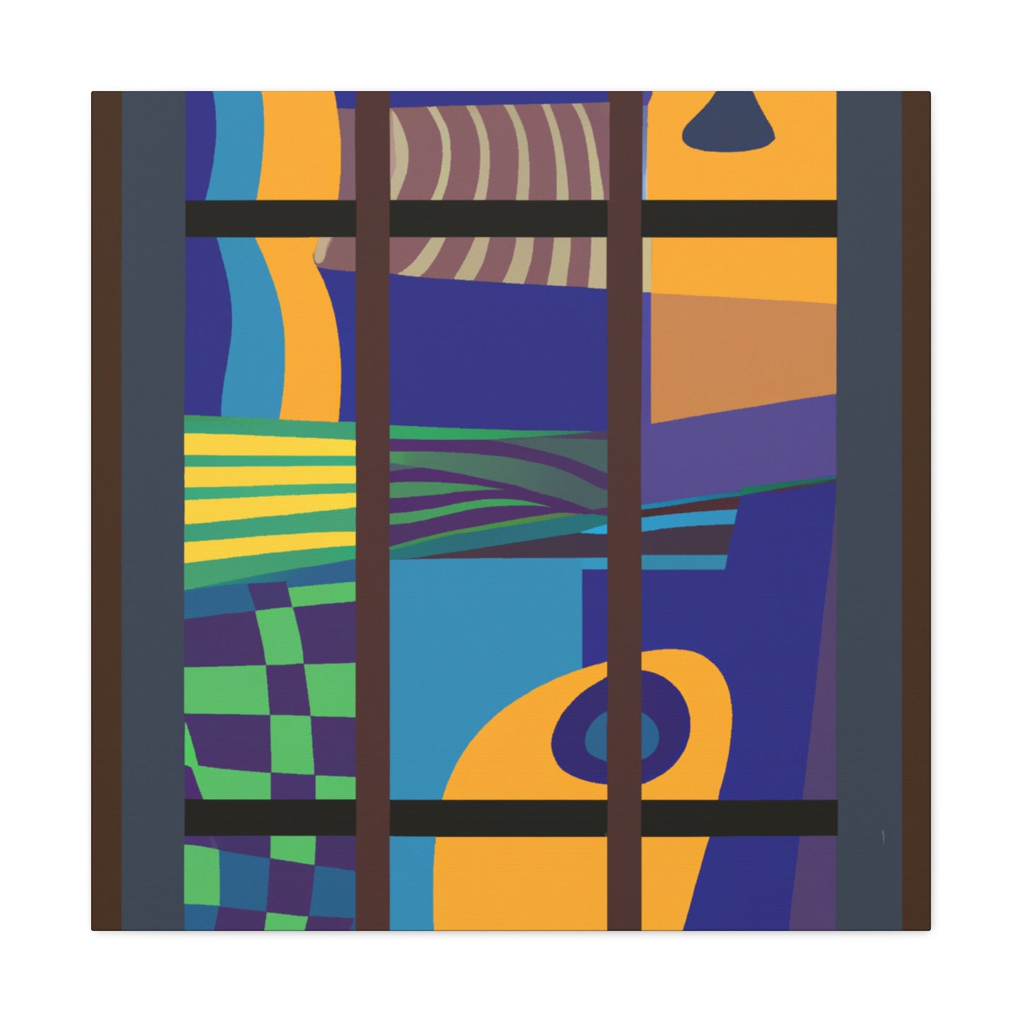Amaze-Owl - Midcentury Canvas
