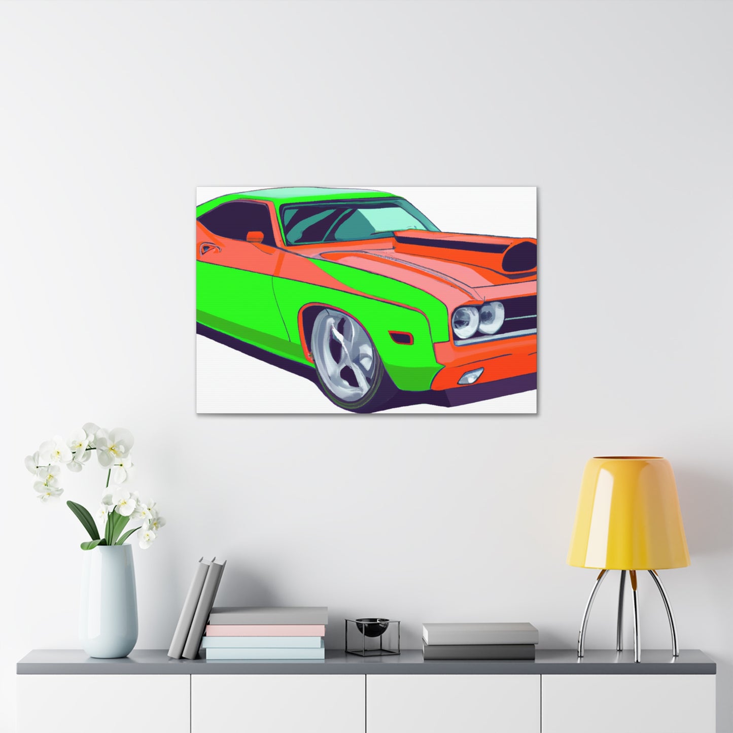 The Road Devil - Automobile - Canvas