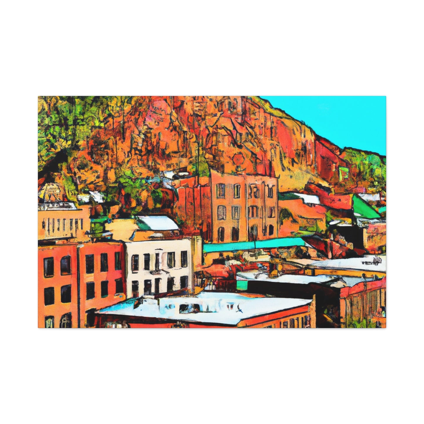 Sandstone Symphony - Architectural - Canvas