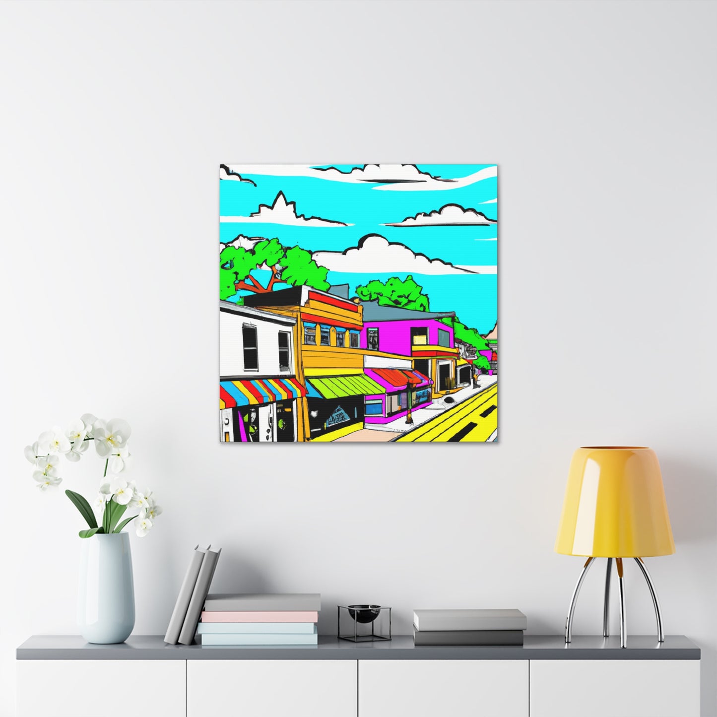 Specialville Avenue - Architectural Canvas Pop Art