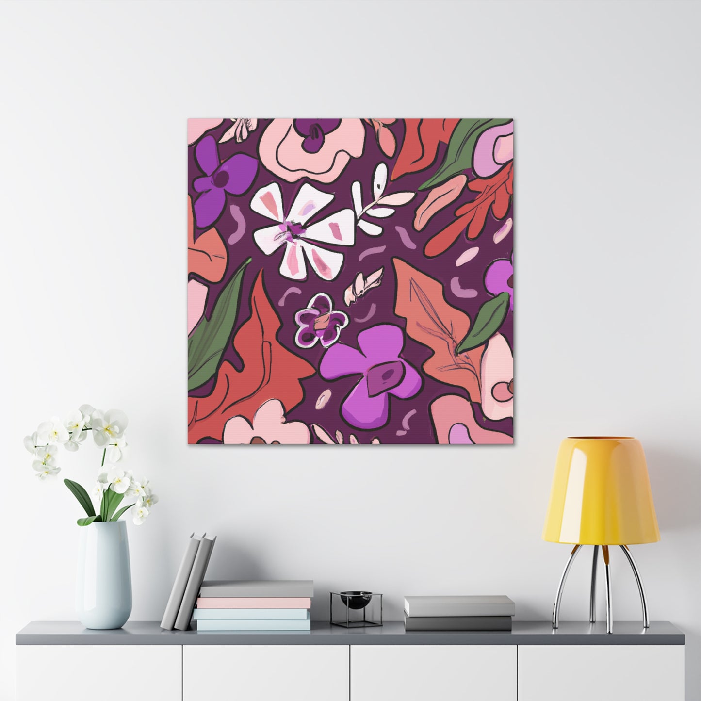 Blissful Bloom - Floral - Canvas