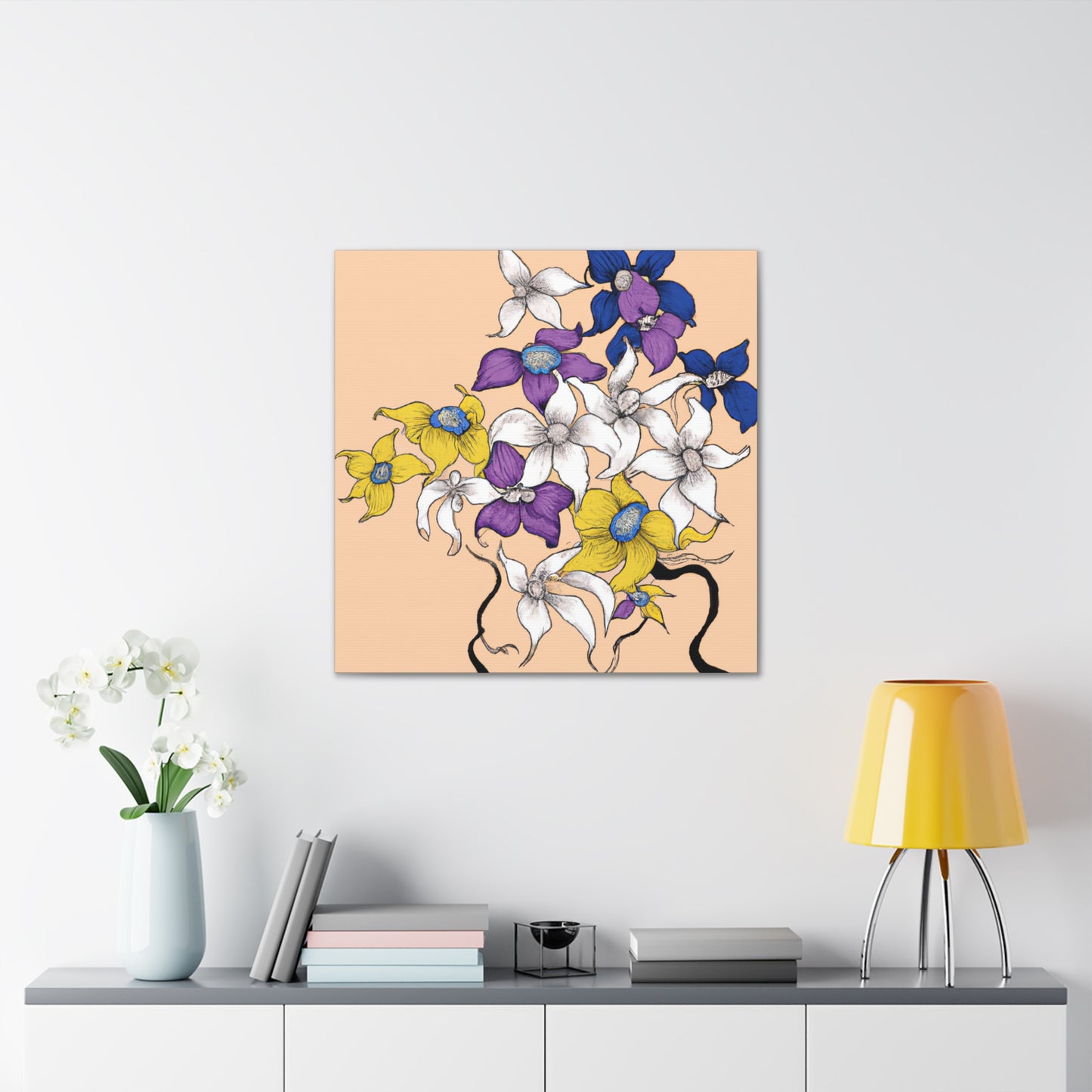 Rosalie - Floral - Canvas
