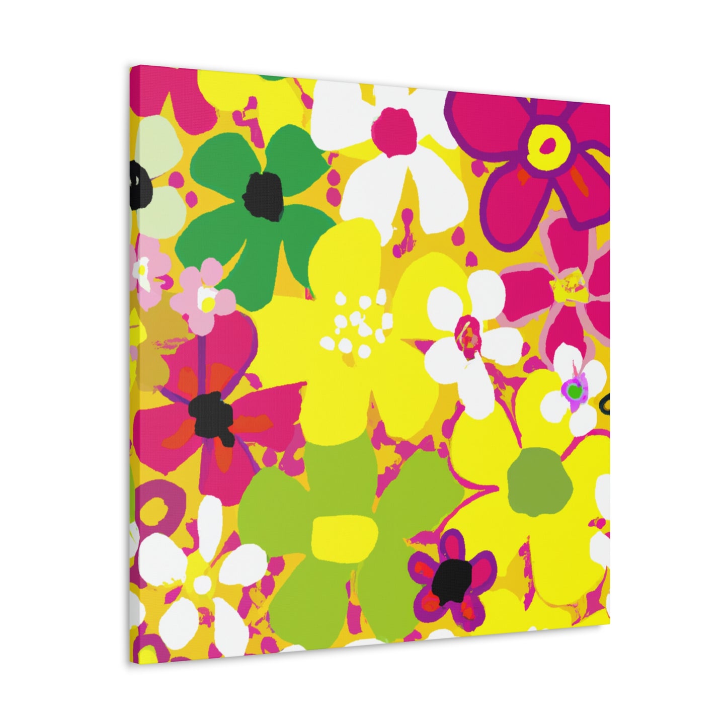 "The Magnificent Floral Symphony" - Canvas