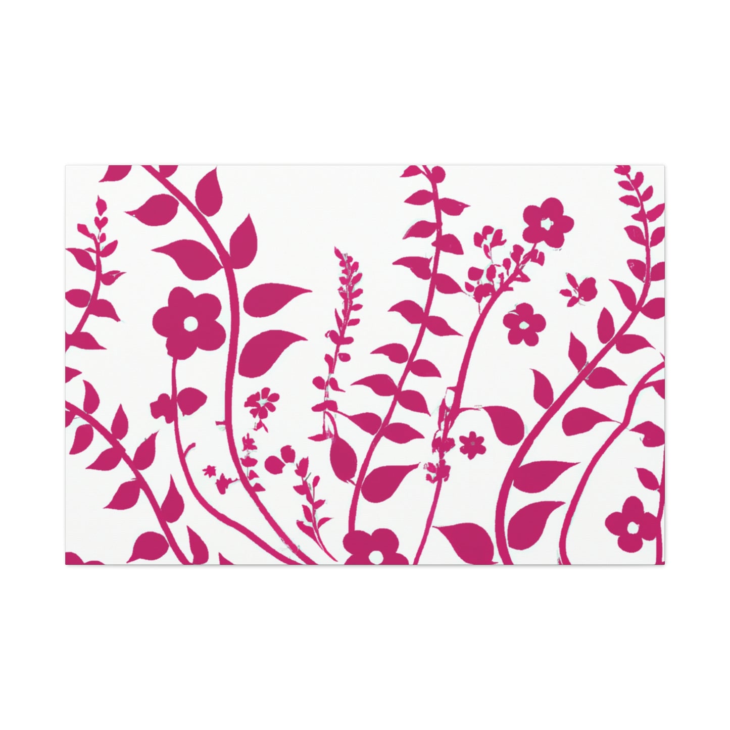 Carmine - Floral - Canvas