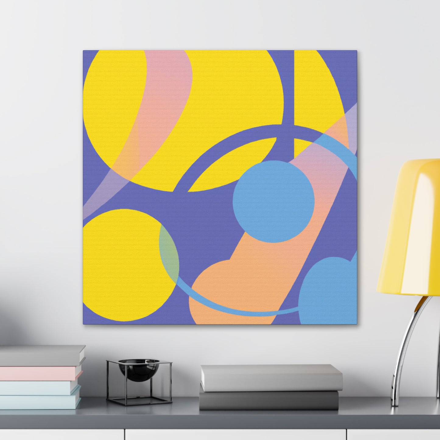 Geometric Escape - Midcentury - Canvas