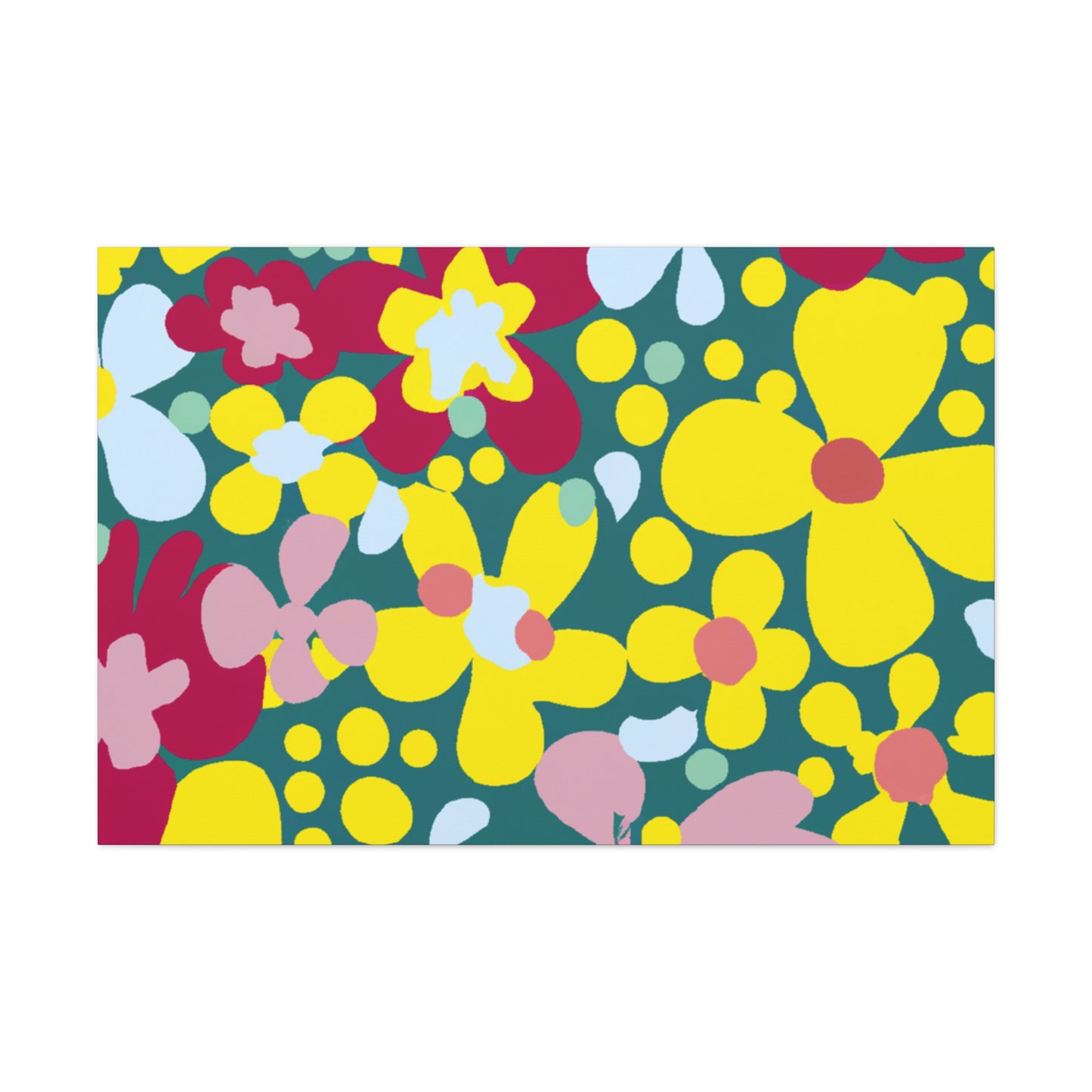 Flower Garden Frenzy - Floral Canvas