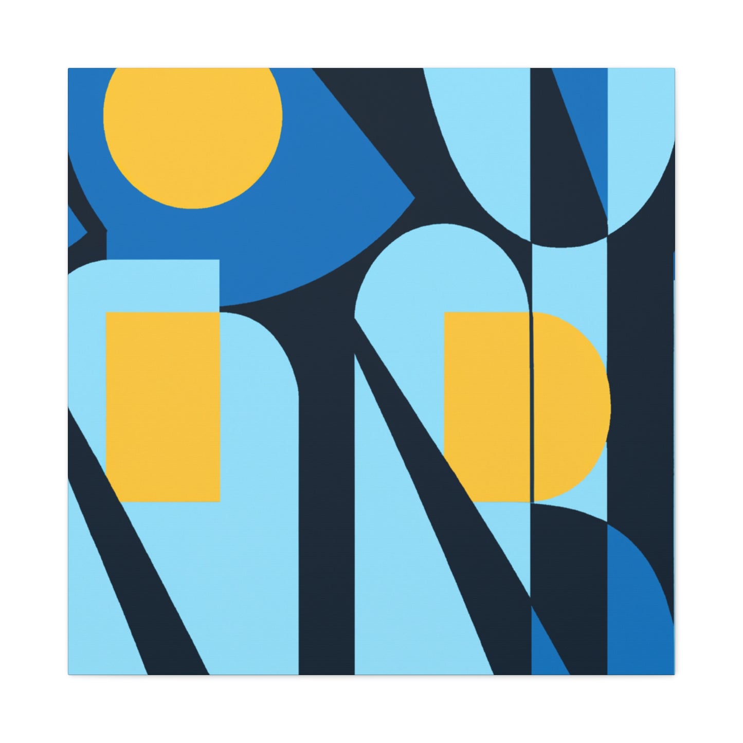 Abstract Pause - Midcentury - Canvas