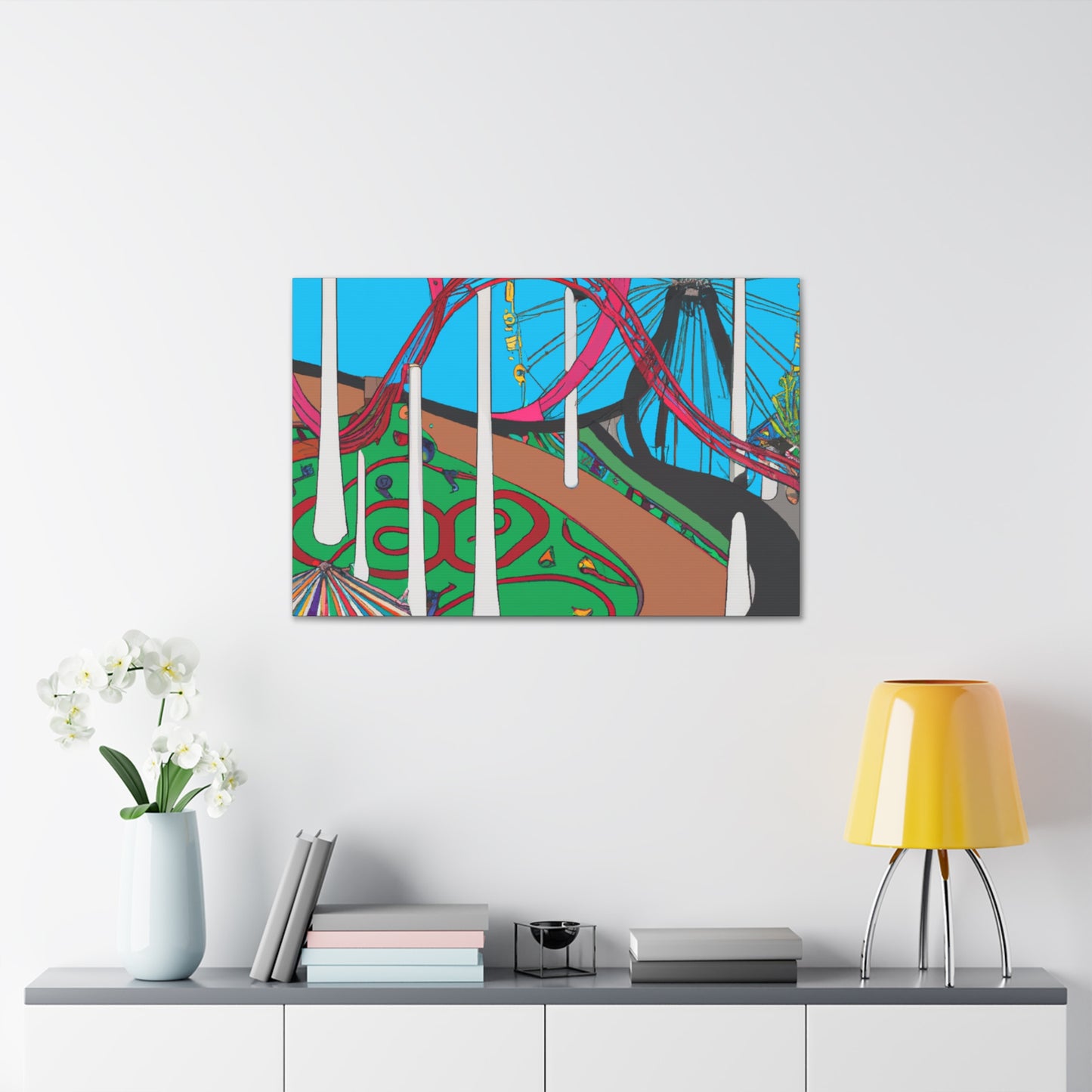 Double Rainbow - Amusement - Canvas