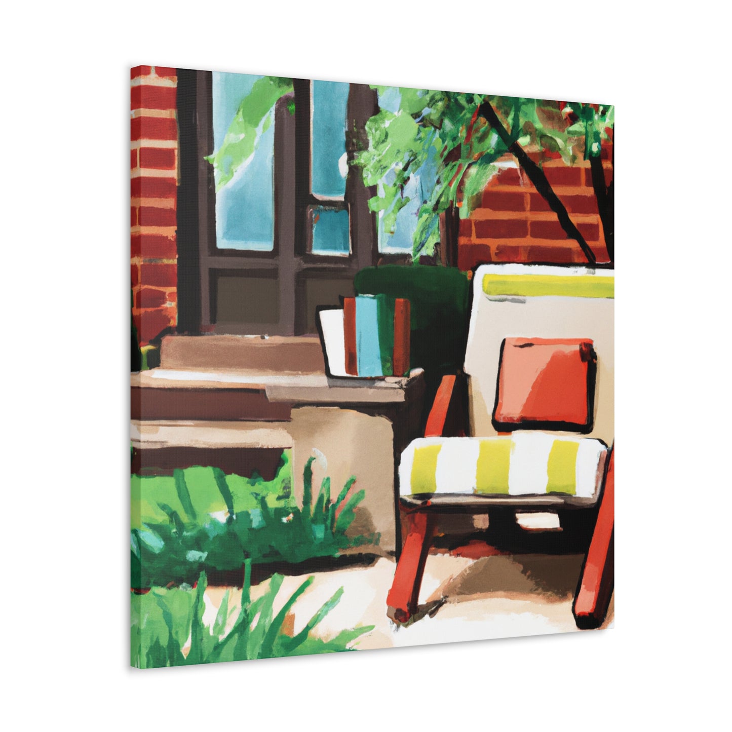 "Cheery Bliss- Midcentury" - Canvas