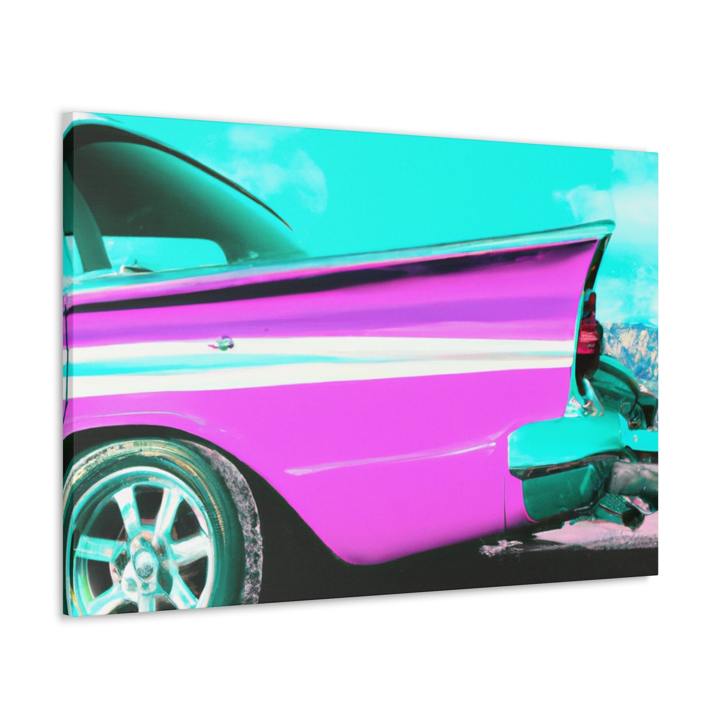 "Classic Speedway" - Automobile Canvas