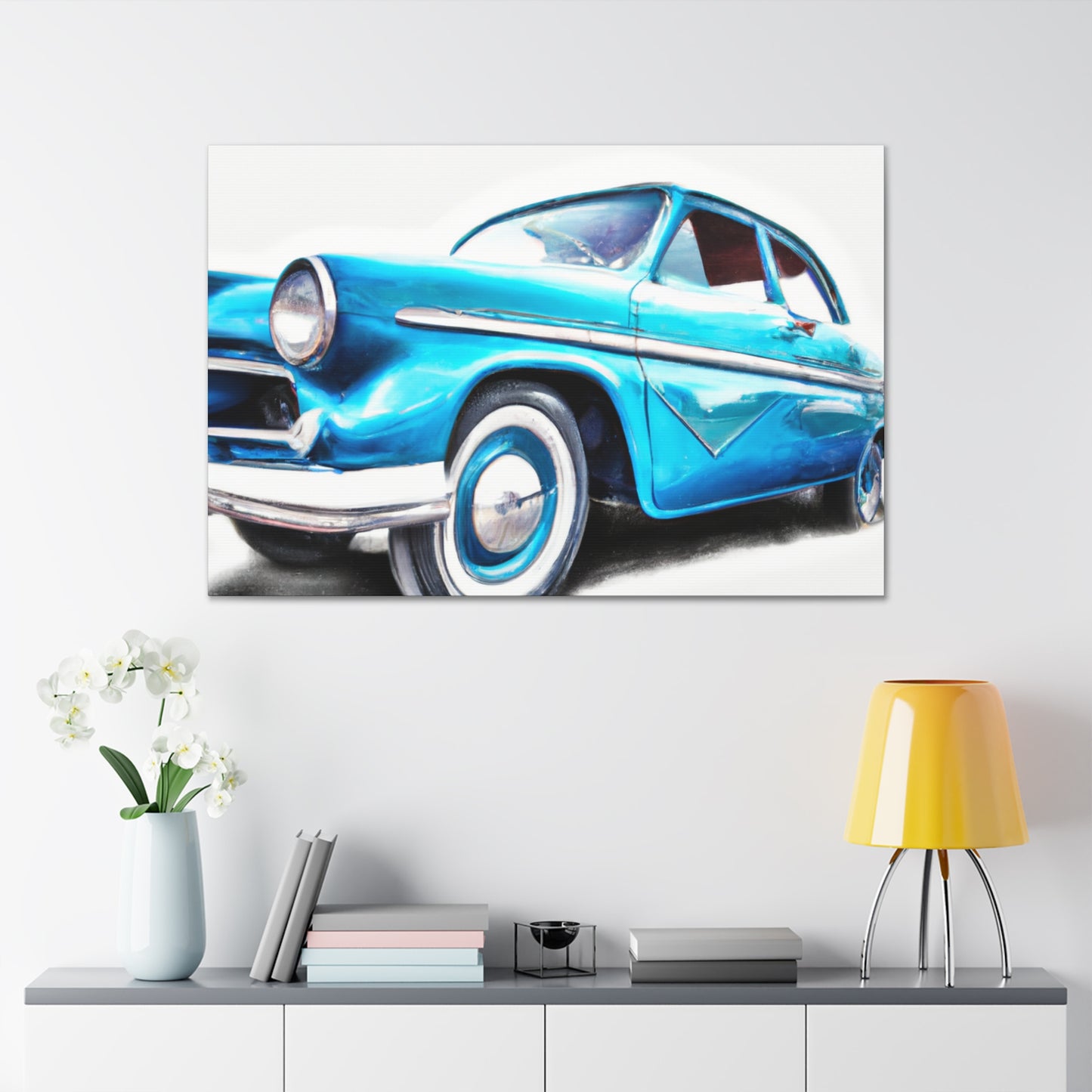 Old Bluey- Automobile Canvas