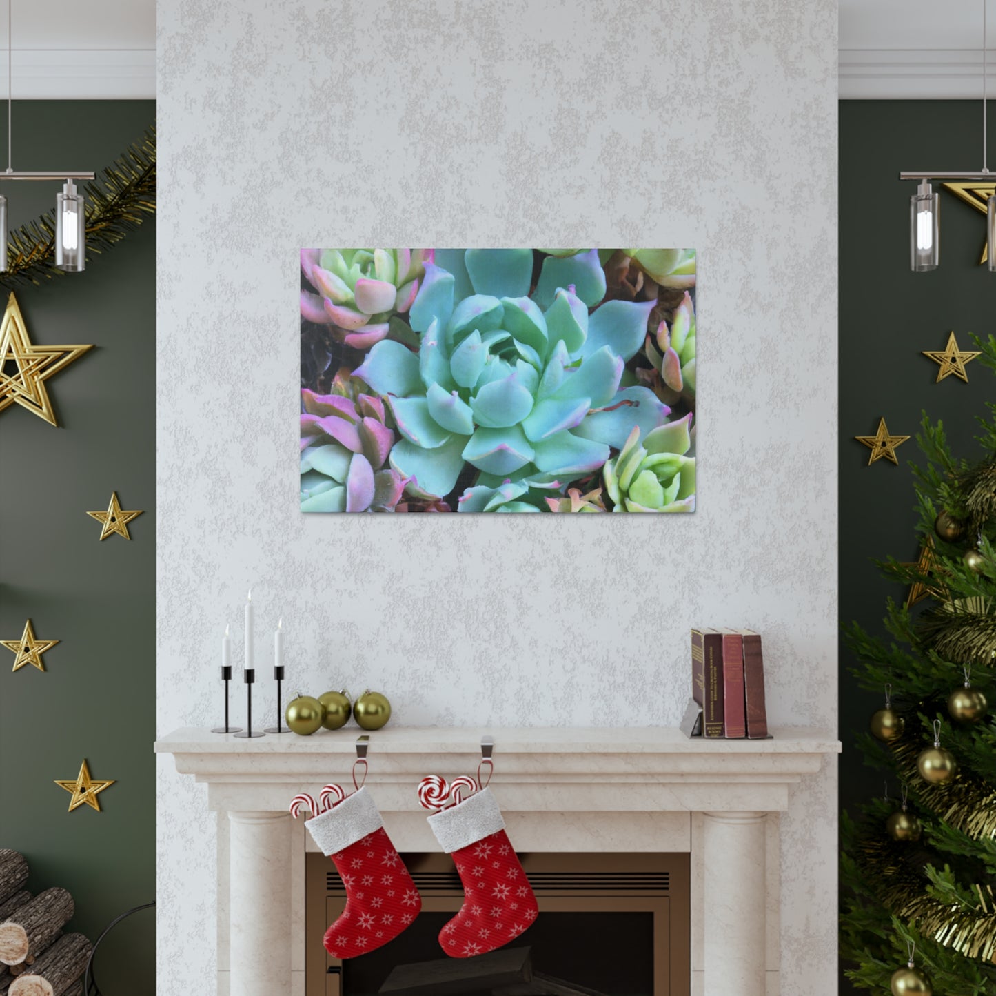 "Garden of Abundance" - Canvas - Succulent