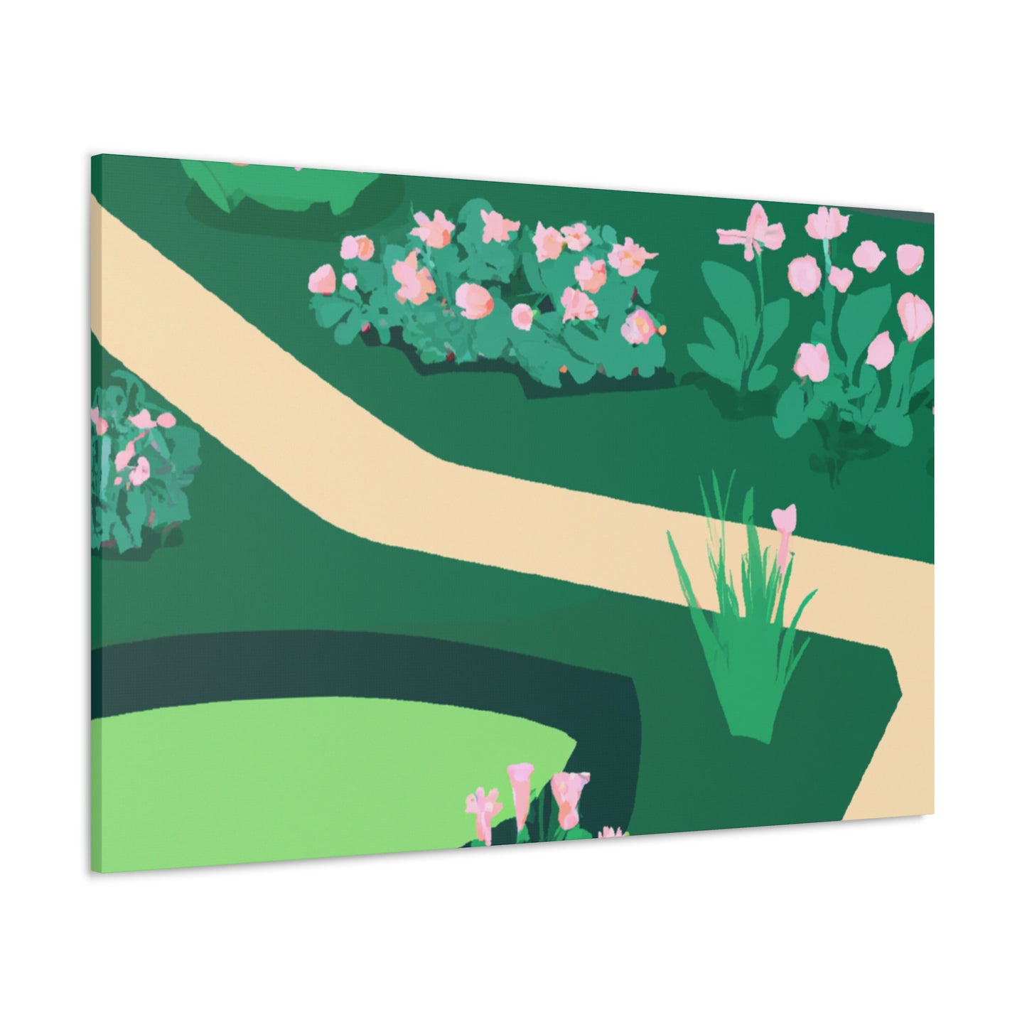 Garden Glitterlandscape - Canvas