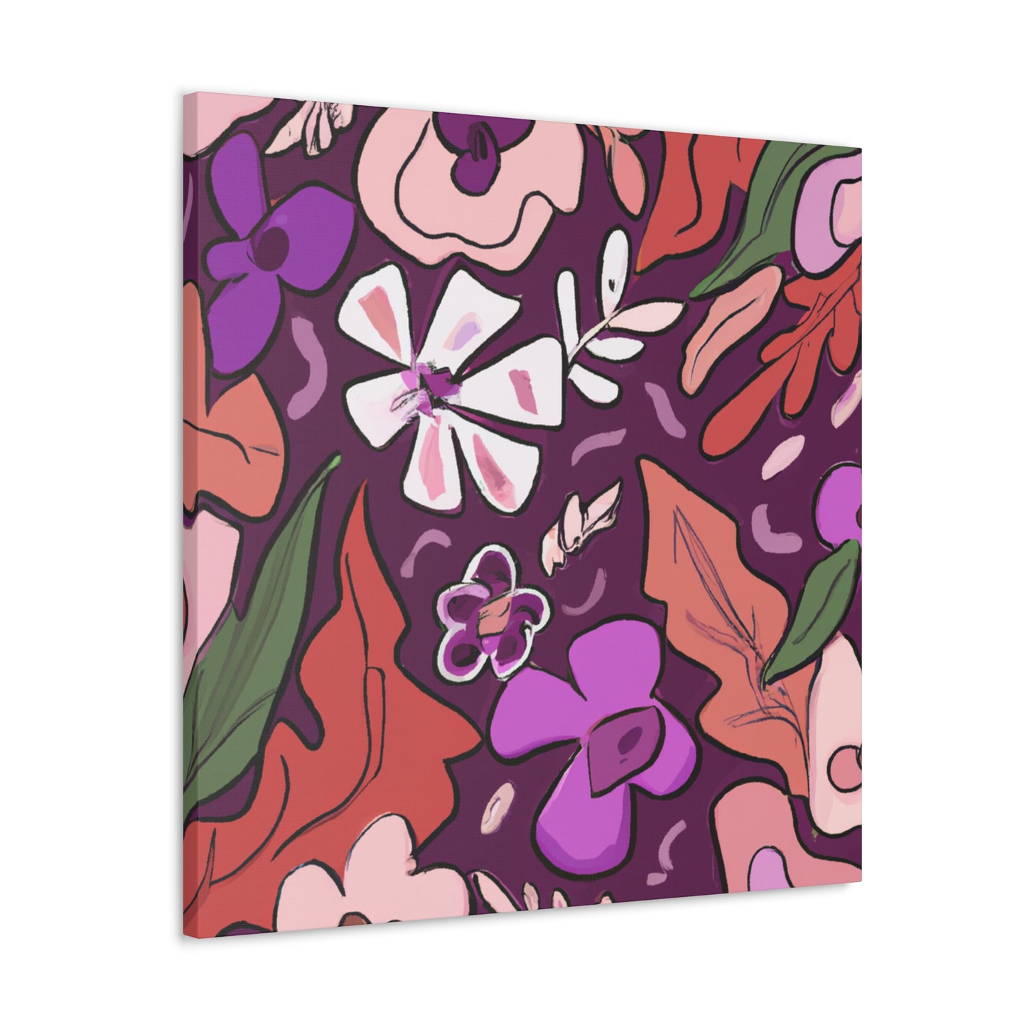Blissful Bloom - Floral - Canvas