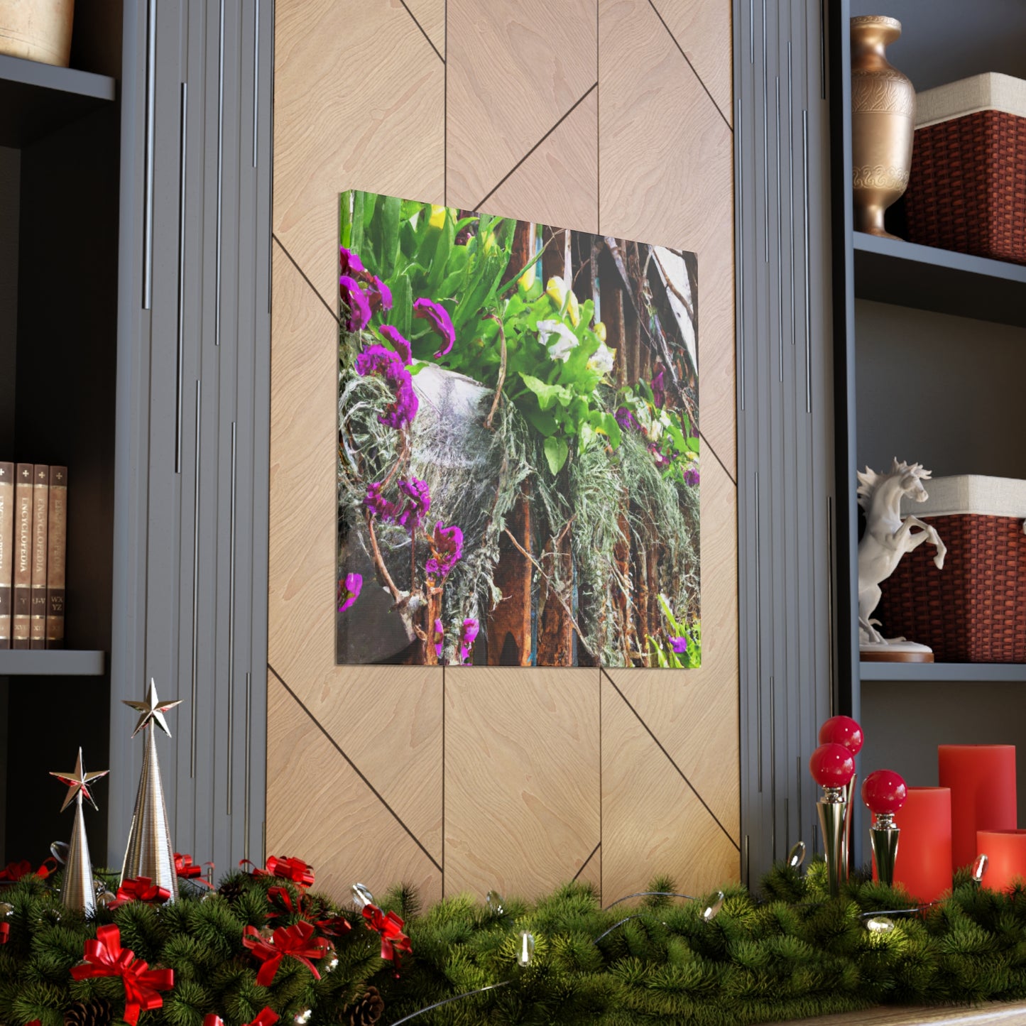 "Garden of Abundance" - Floral Canvas