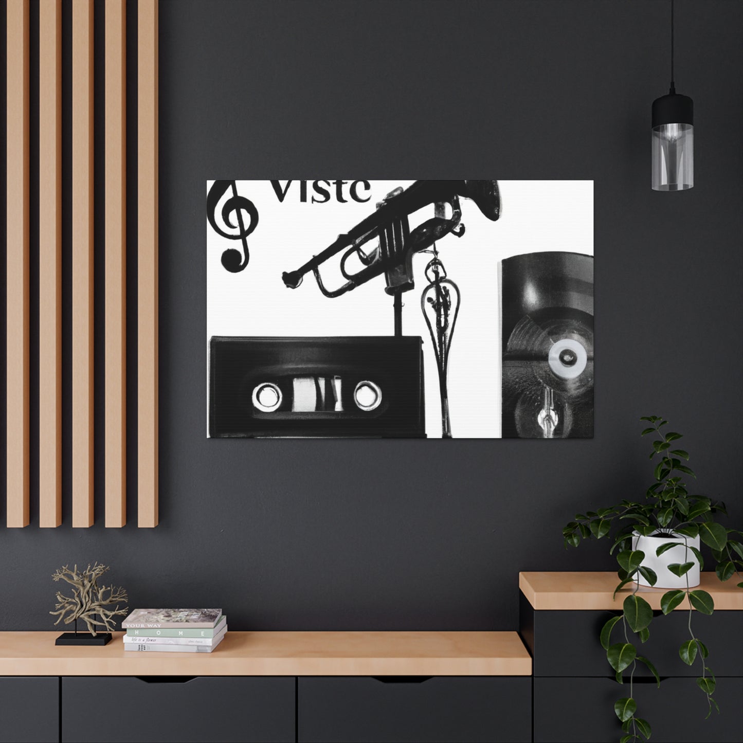 Viste Set - Retro Music and Film Canvas