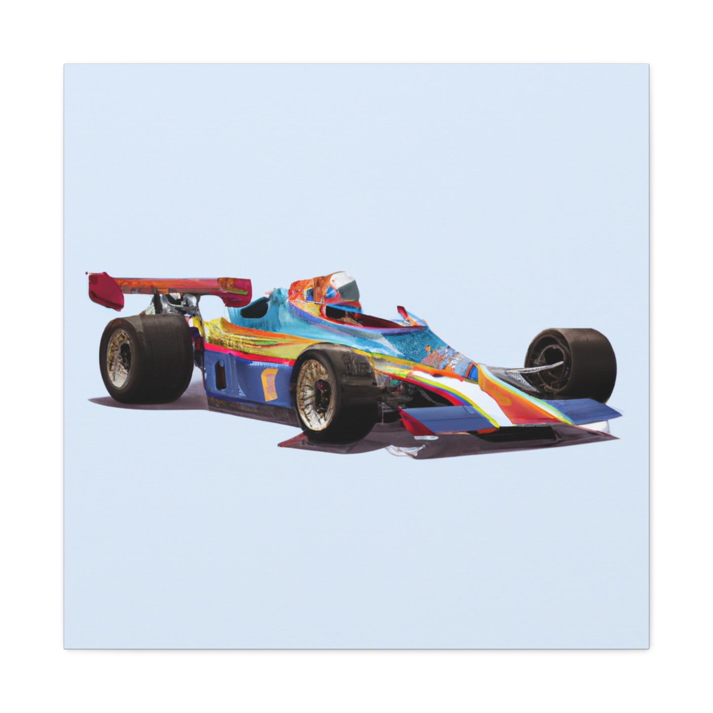 Blue Streak - Automobile - Canvas