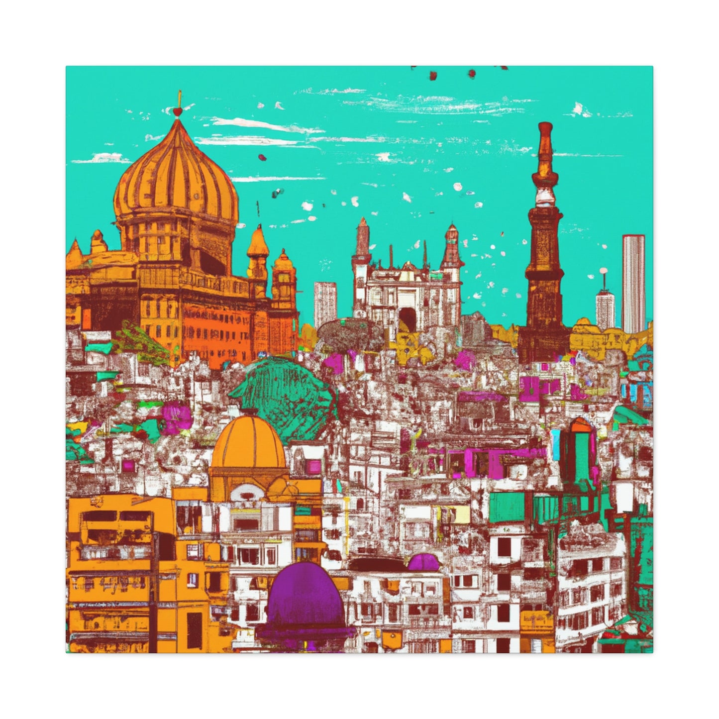 Vivid Varanasi - Destination India - Canvas