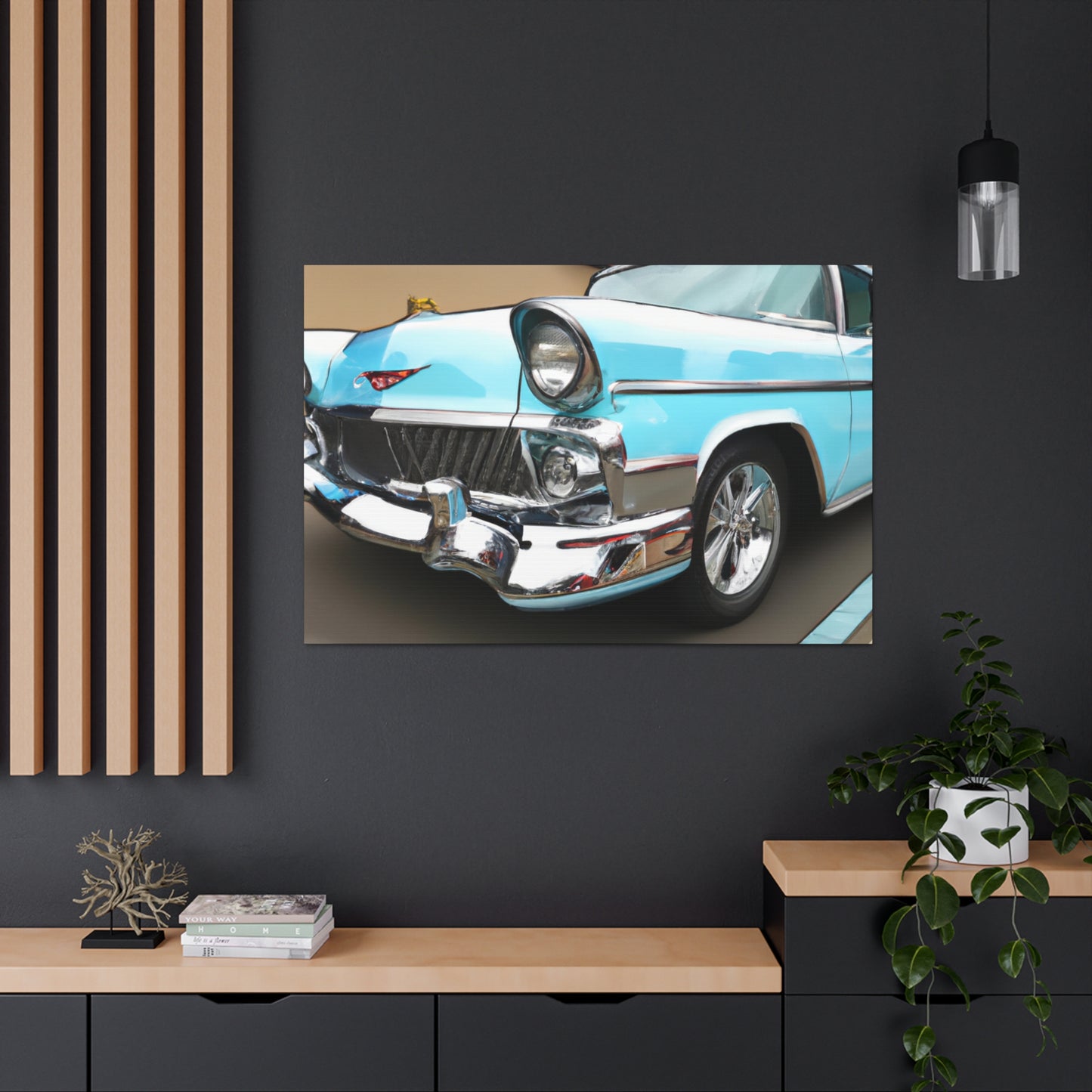 Mean and Sleek - Automobile Canvas